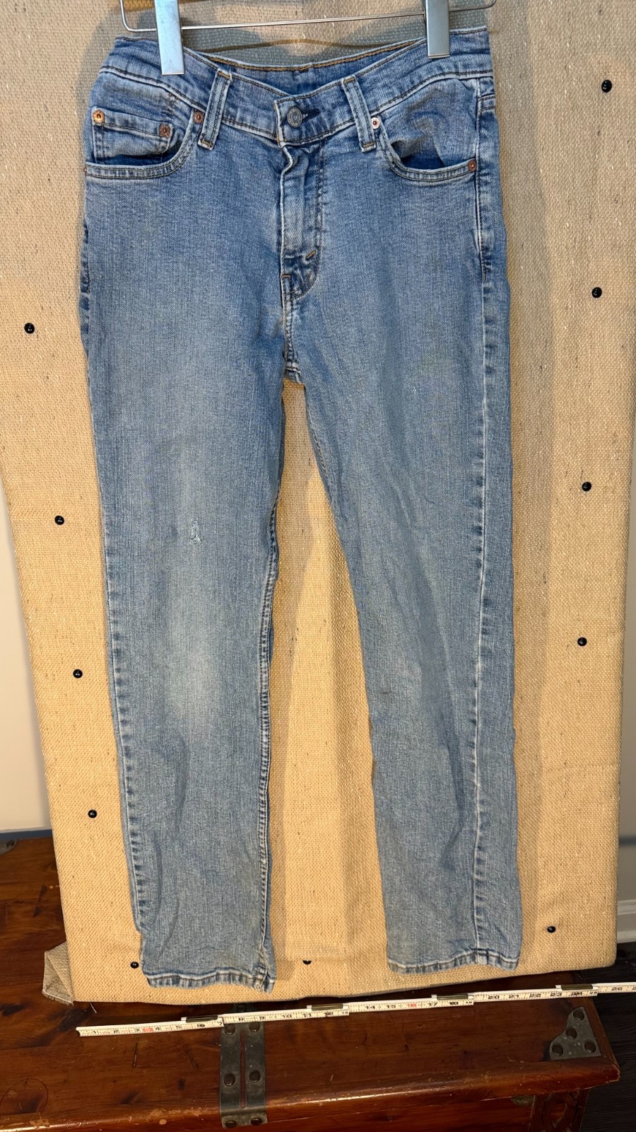 Levi’s 511 Slim Fit Jeans Men’s 29×30.5 Light Wash Blue Denim Red Tab