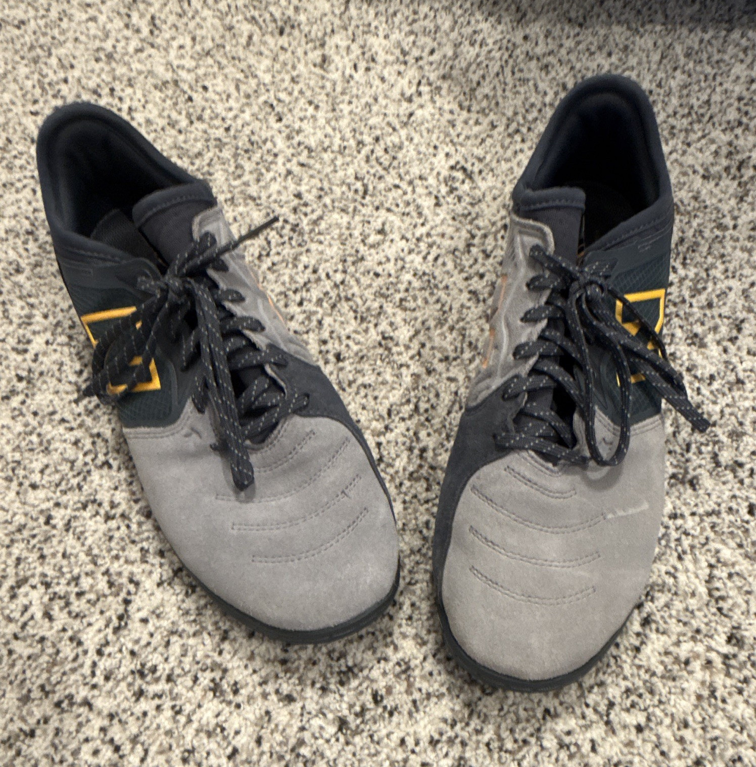New Balance Audazo V5+ Pro Suede IN Steel/Thunder Lace-Up Low Top Sneaker