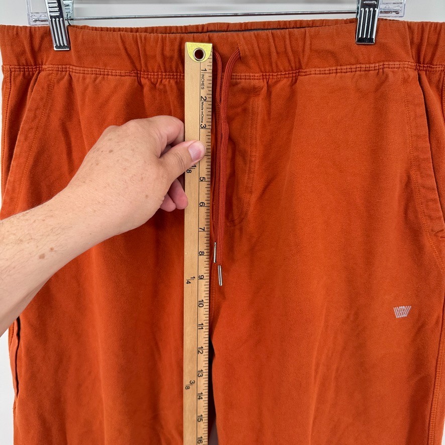 Mack Weldon Ace Daily Wear Joggers Sweatpants Orange Mens XL Stretch Drawstring