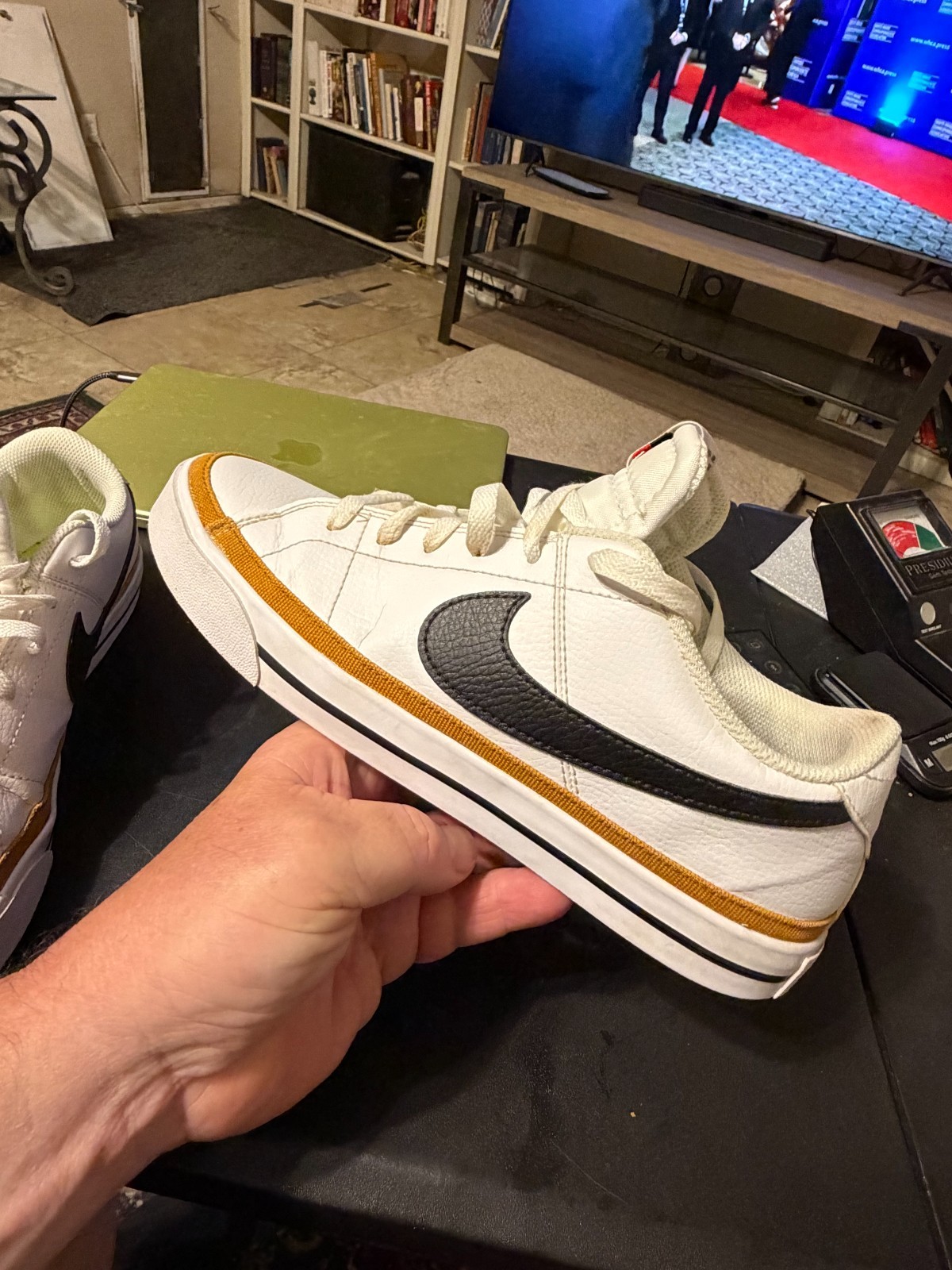 Nike Court Legacy Next Nature White Desert Ochre DH3161-100 Women’s Size 10.5