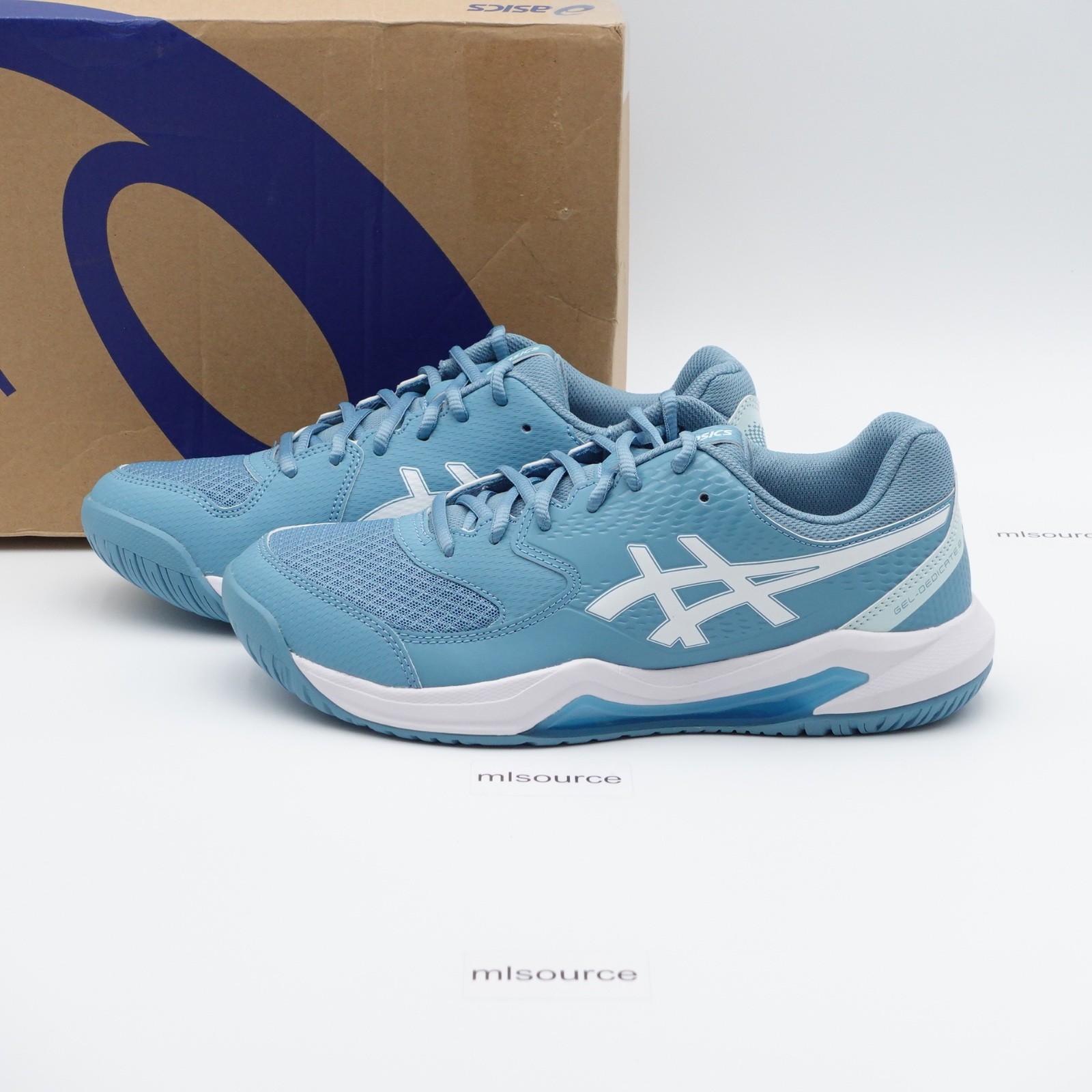 Size 9.5 WIDE D Women’s ASICS GEL-Dedicate 8 Pickleball Tennis Shoe 1042A235-400