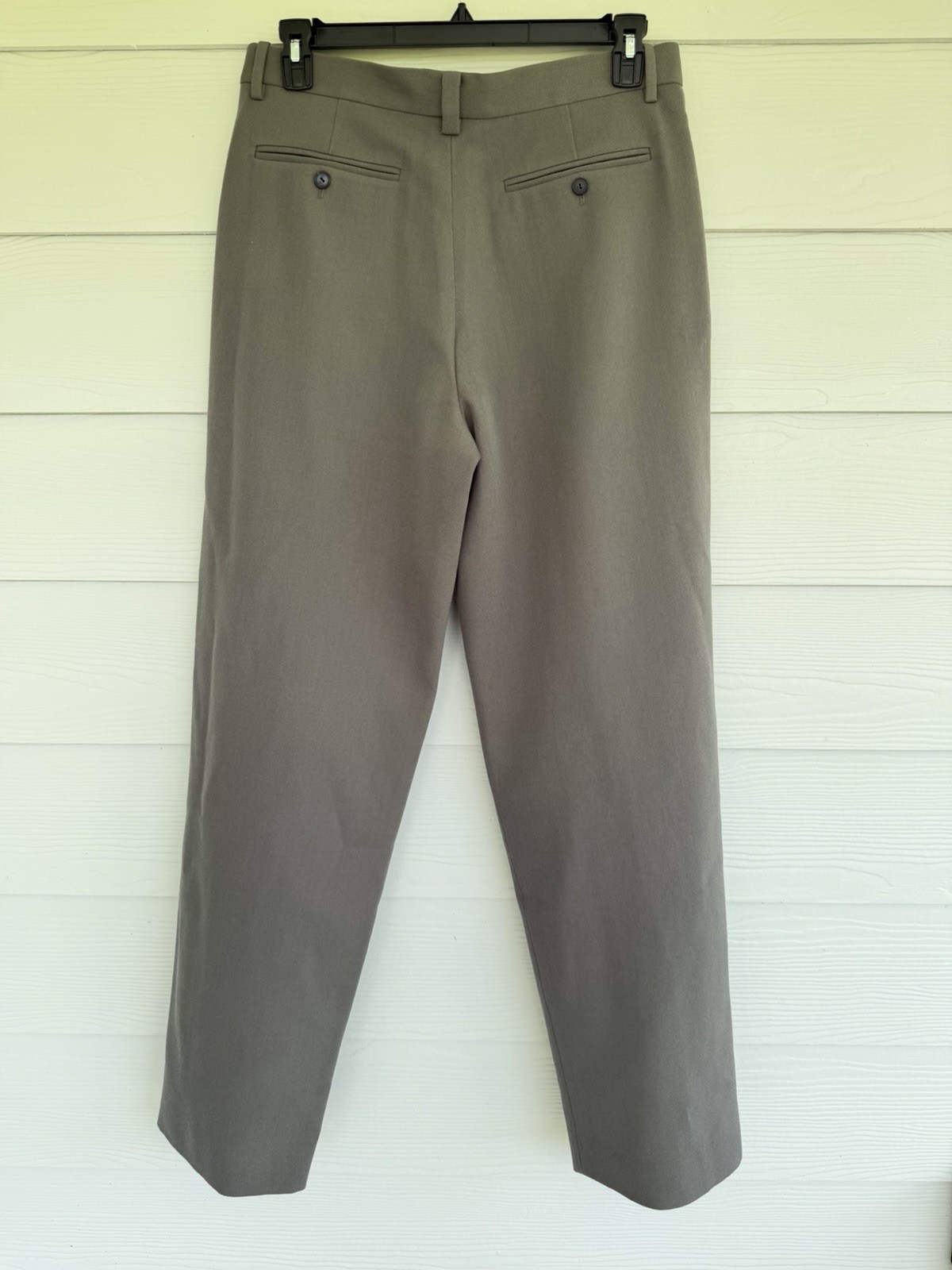 Calvin Klein Collection Wool Dress Pants Mens 46IT Moon Grey Italy NWT MSRP $940
