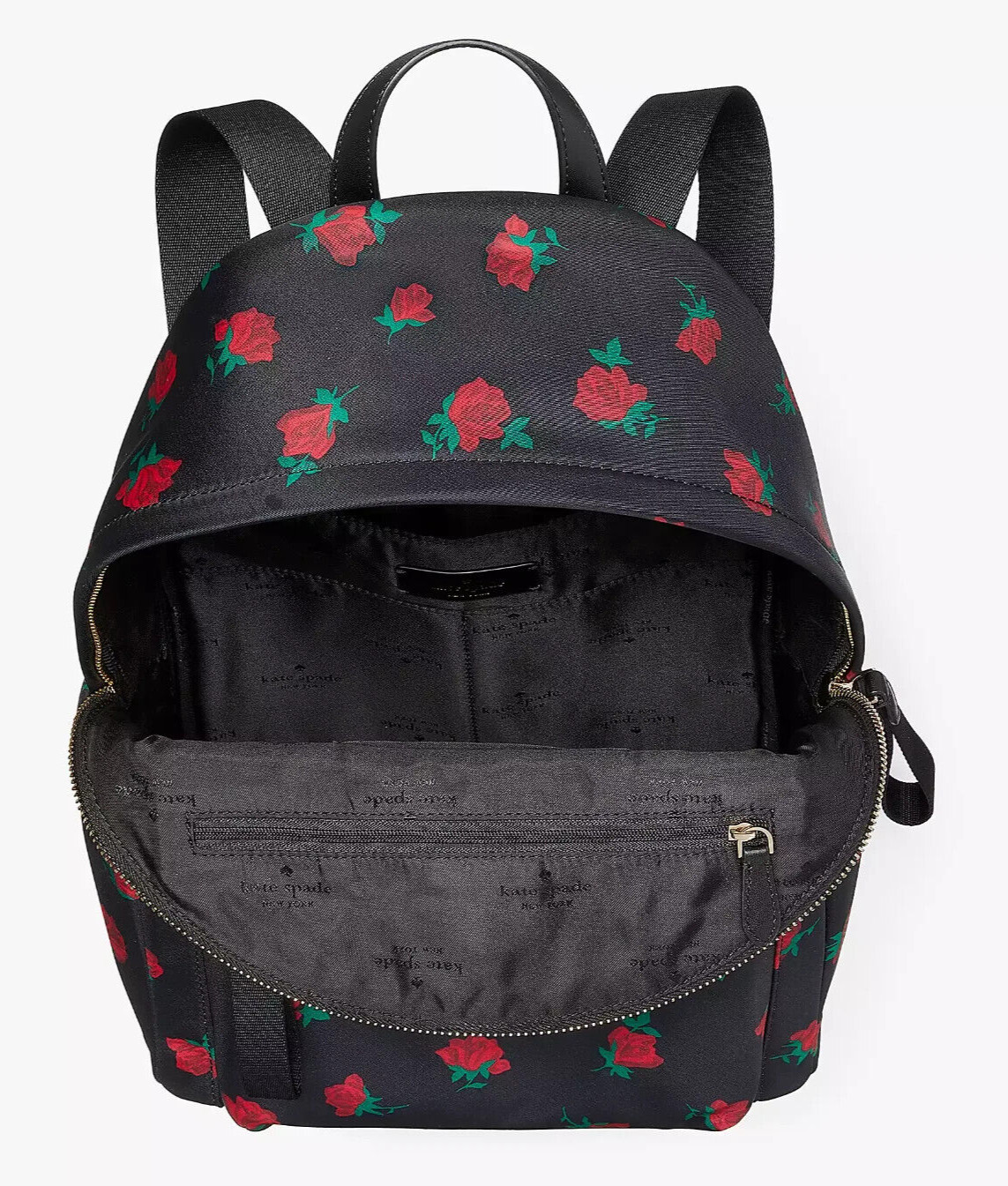 Kate Spade Chelsea Medium Backpack Rose Toss Print KE435 NWT $299 Ret FS
