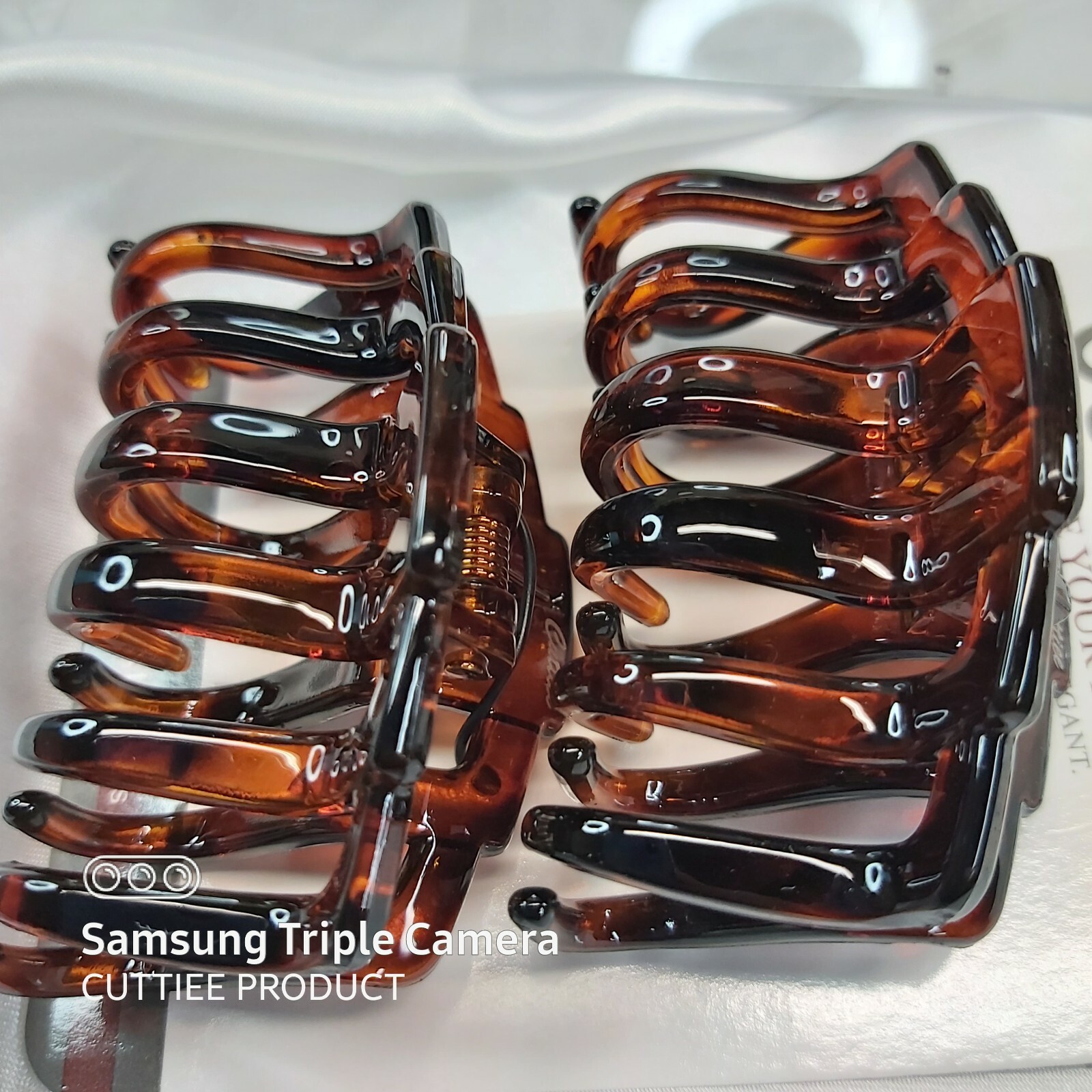 Cuttiee #1327(2Pcs) 2Cds Lot Hair Jaw Claw Clip Medium(2.5in) High Quality