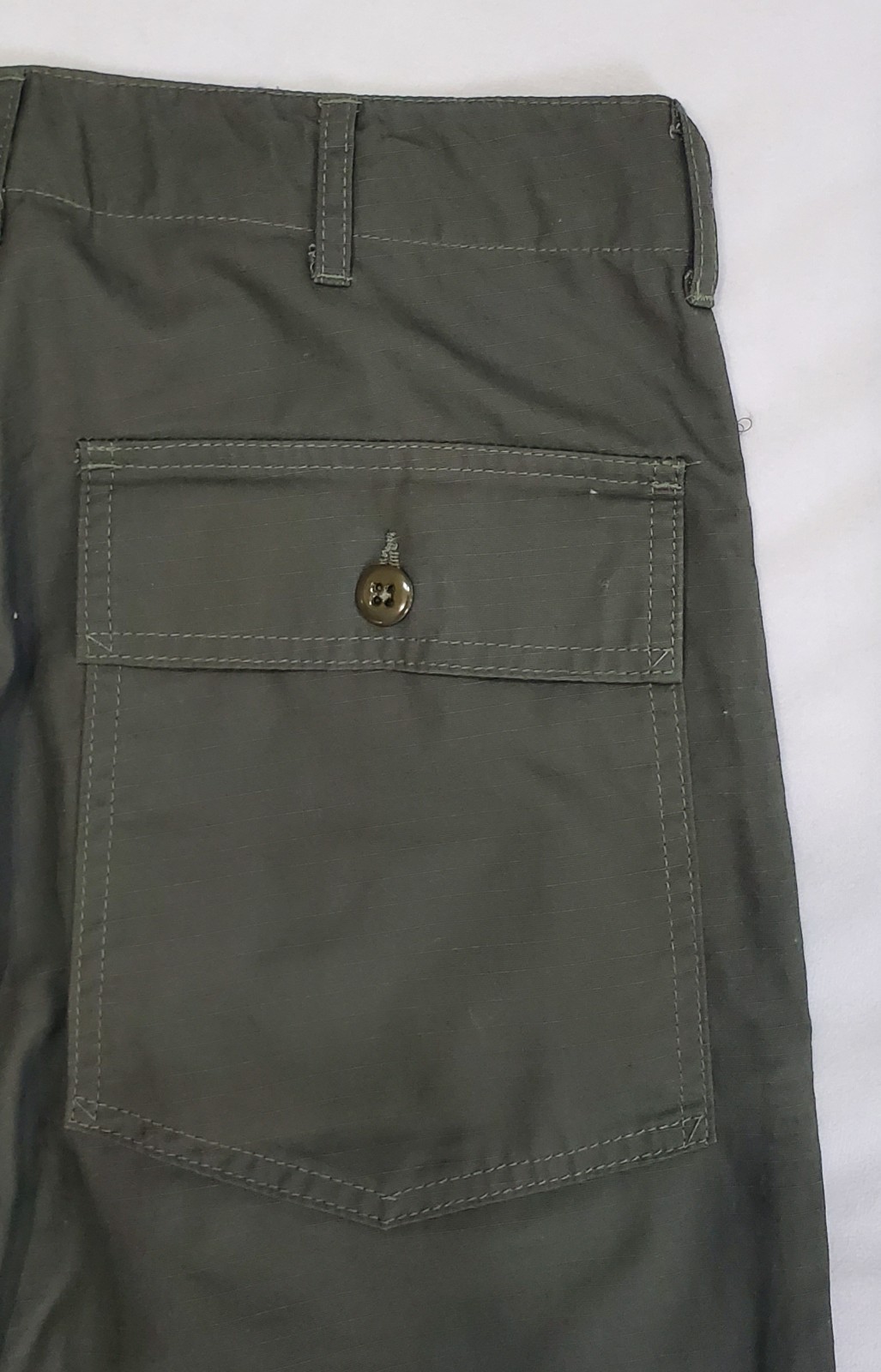 New Engineered Garments(S16-S6F03140)Fatigue Pant Color Olive Men Sz SM or 31×30