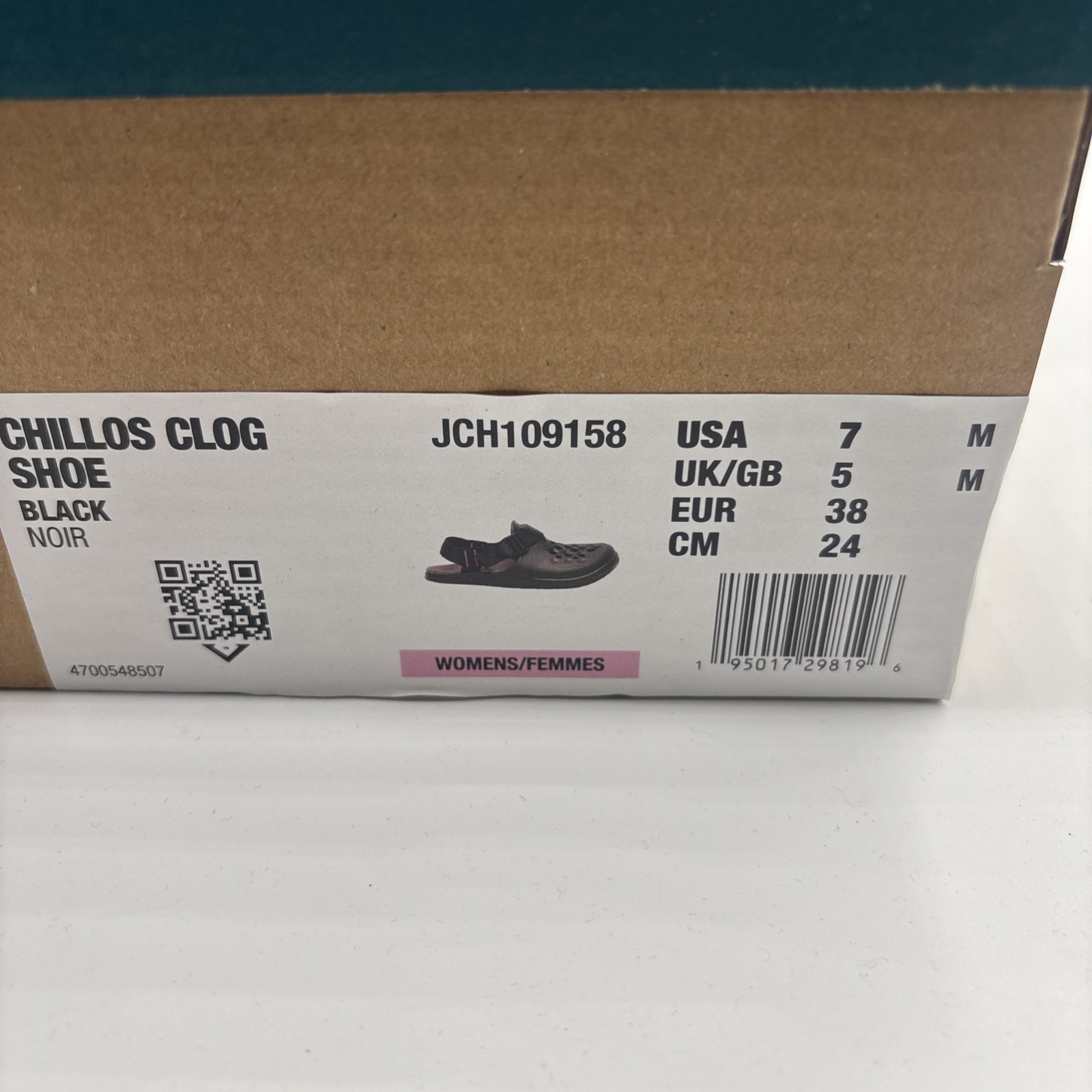 Chaco Chillos Clogs Black Women’s Size 7 Slip-On Comfort Foam Sandals New