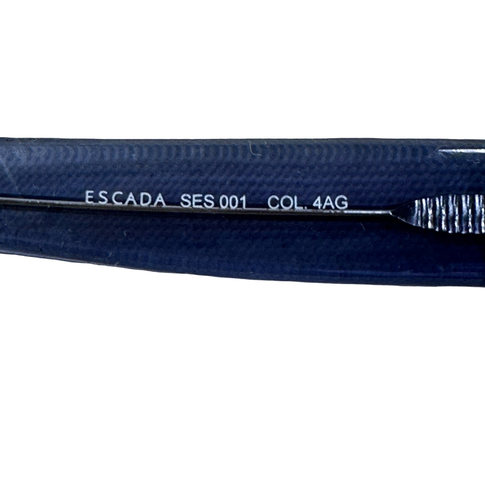 Escada SES 001 Blue Square Sunglasses Womens Made in Italy Col 4AG Designer