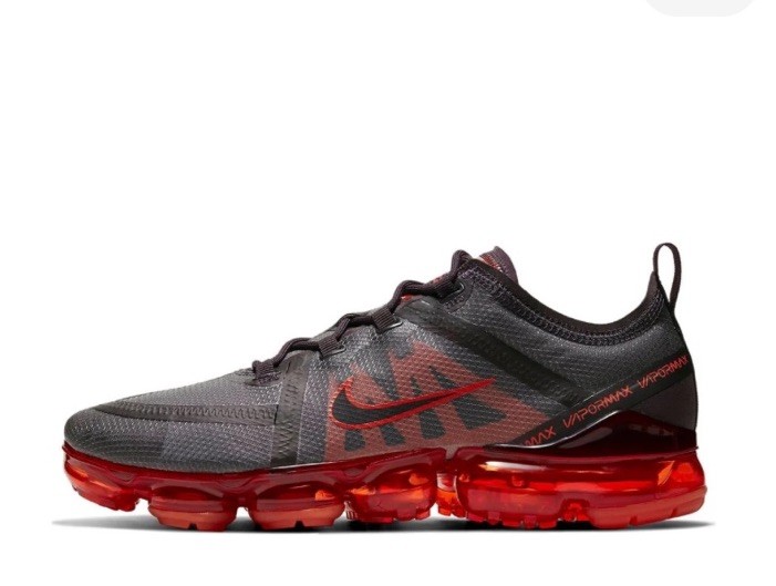 Nike Air VaporMax 2019 Sneakers Men’s 9 Gray Burgundy Ash AR6631-601
