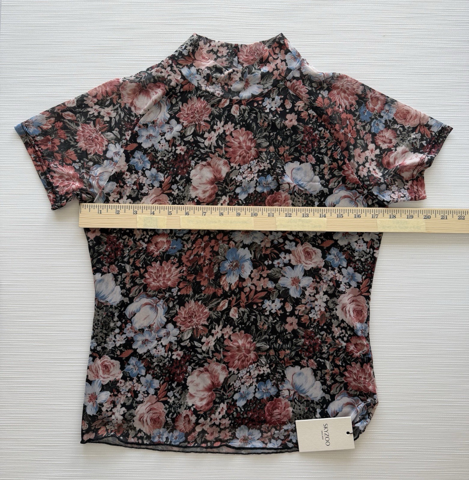 2Pc Women’s Tops Bundle Prettygarden & Skyzoo Floral Size Large NWT