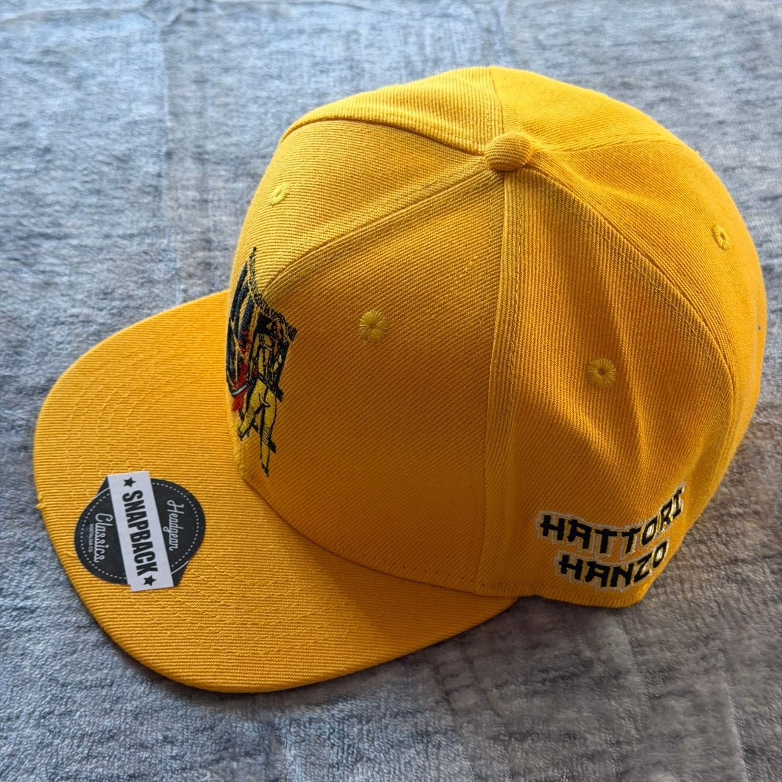 Headgear Classics Kill Bill Vol. 1 Snapback Hat Men’s One Size Yellow
