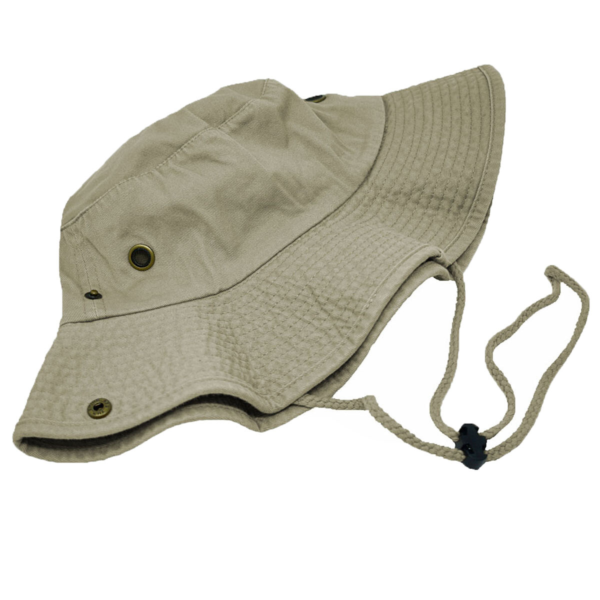 Unisex Summer Boonie Bucket Hat Cap 100% Cotton Sun Hunting Fish Safari Military