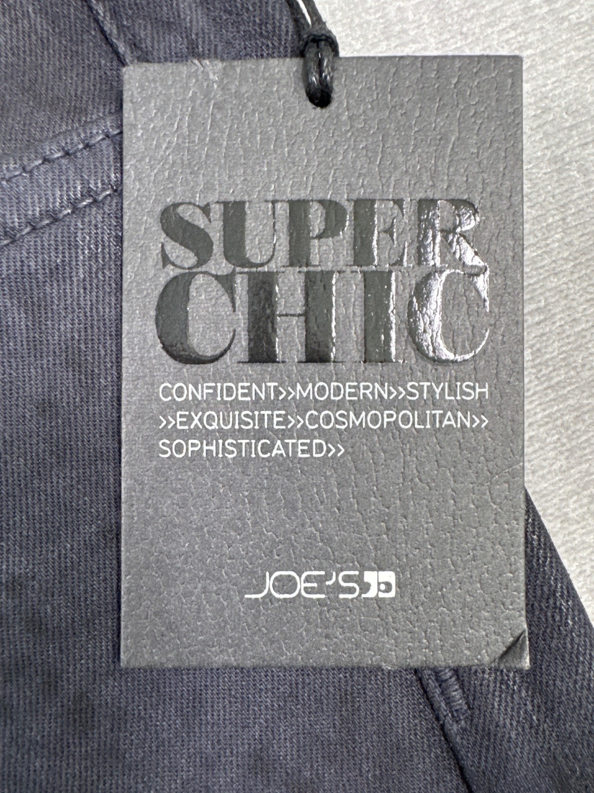 JoeS5B Super Chic Skinny Ankle Denim Pants Midnight Blue W29 Snake Casual Retro
