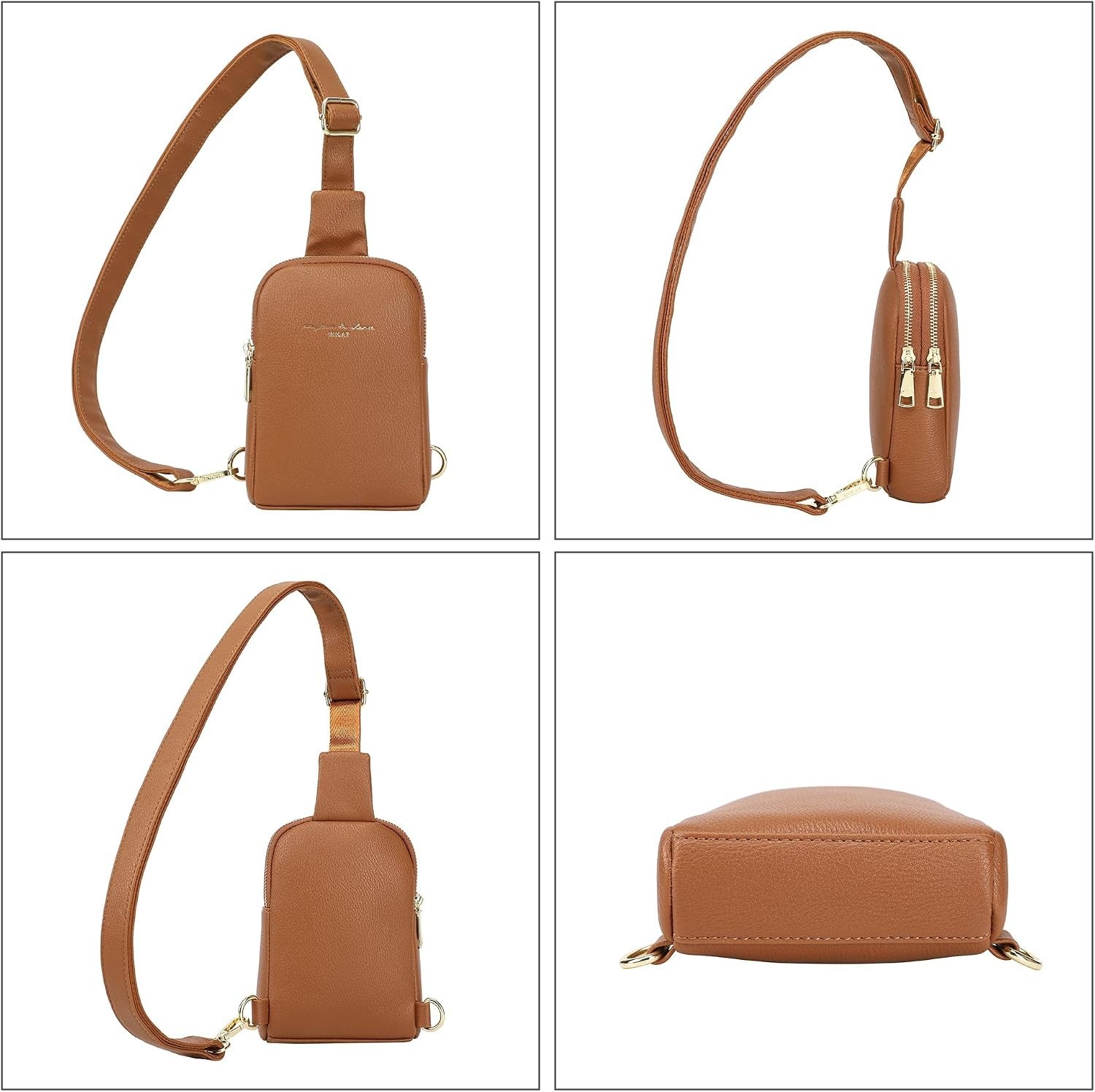 Durable Leather Sling Bag – Your Travel Companion for City Adventures
