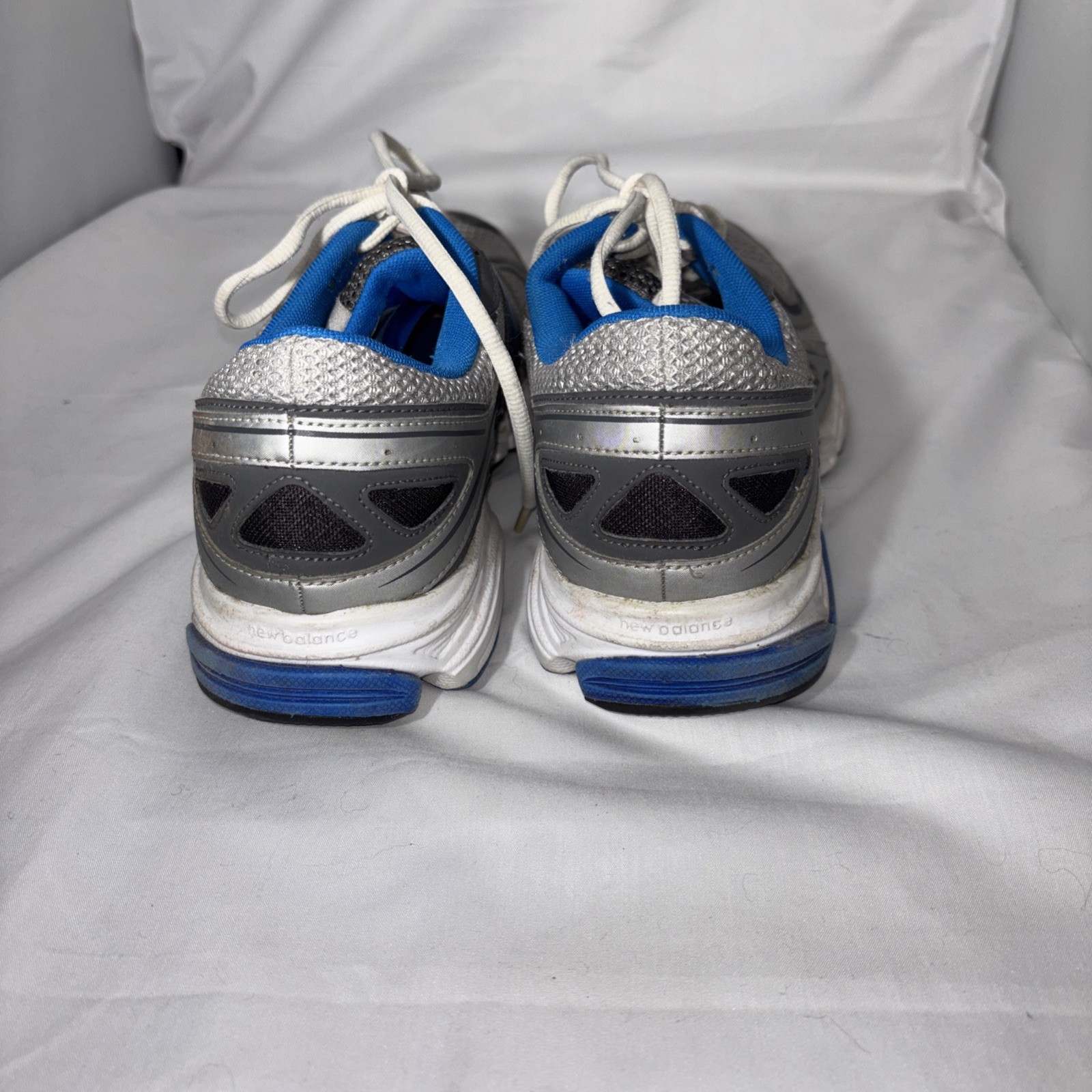 NEW BALANCE 580V3 SILVER BLUE SNEAKERS ATHLETIC RUNNING SHOES US MENS SZ 11D