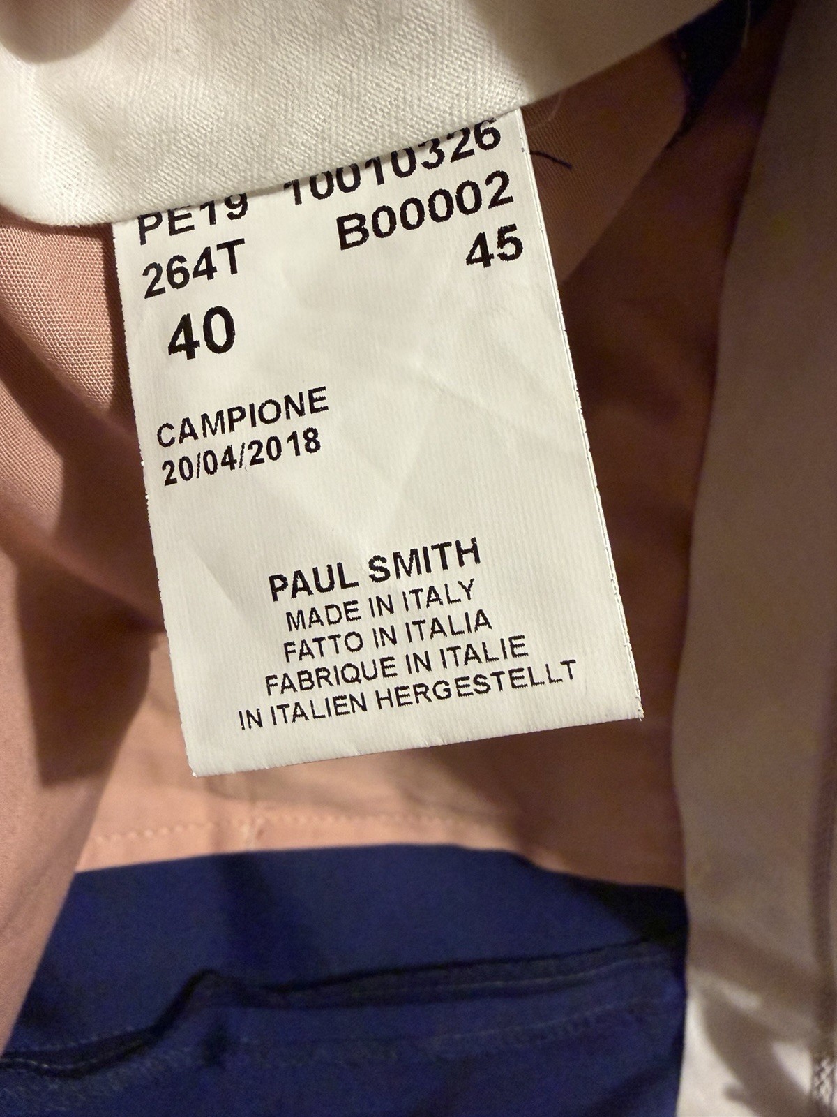 Paul Smith Women’s Suit Trousers Size IT 40 Tapered Wool And Mohair BNWT