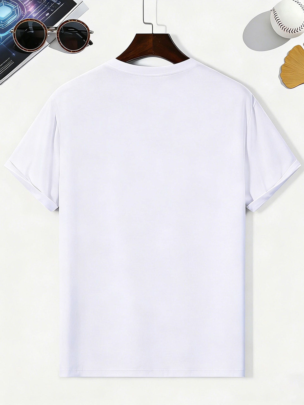Skull Snake Rose Graphic 100% Cotton Men’s T-Shirt for Daily Casual Wear