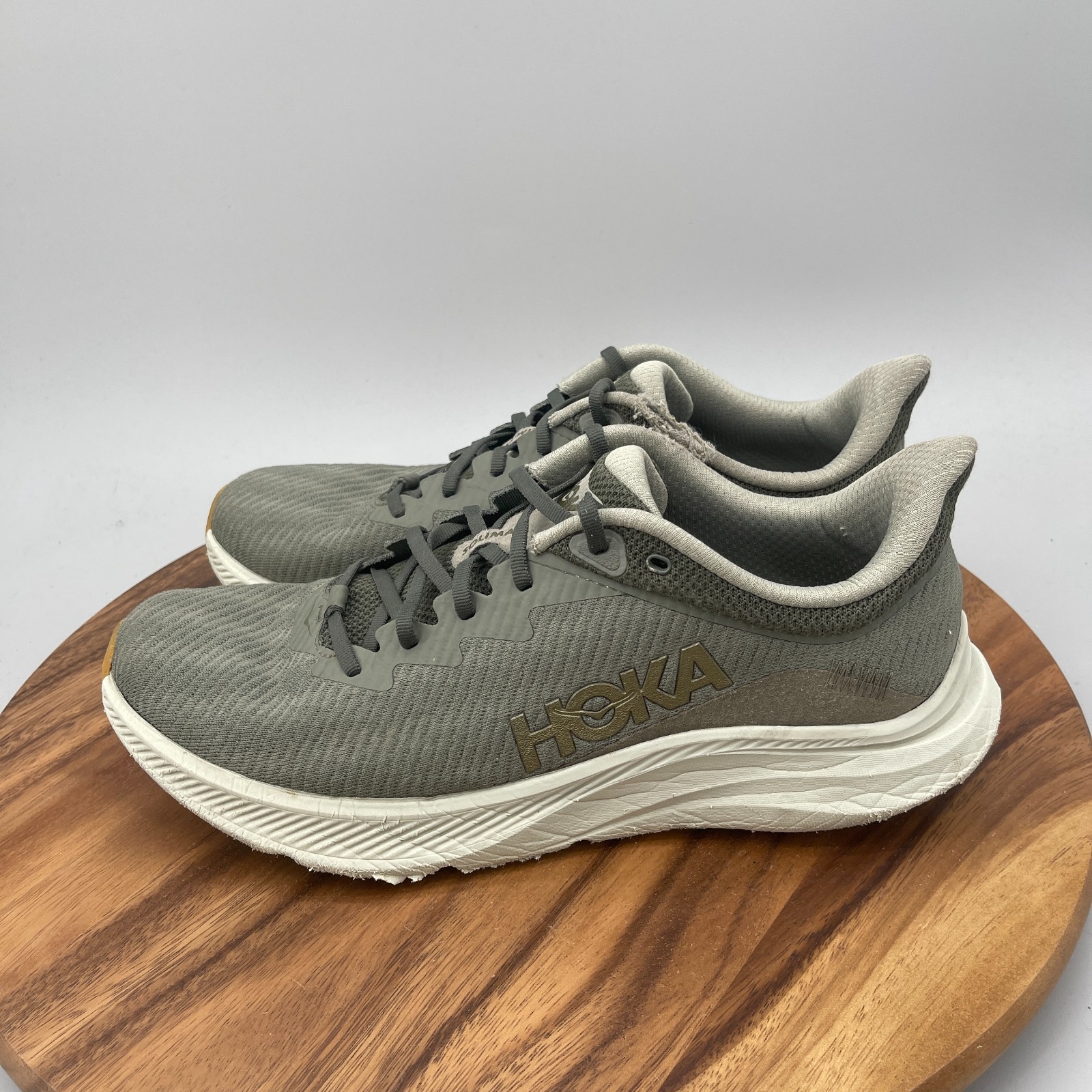 Hoka One One Solimar Shoes Mens Size 13 D Green Running Comfort Walking Sneakers