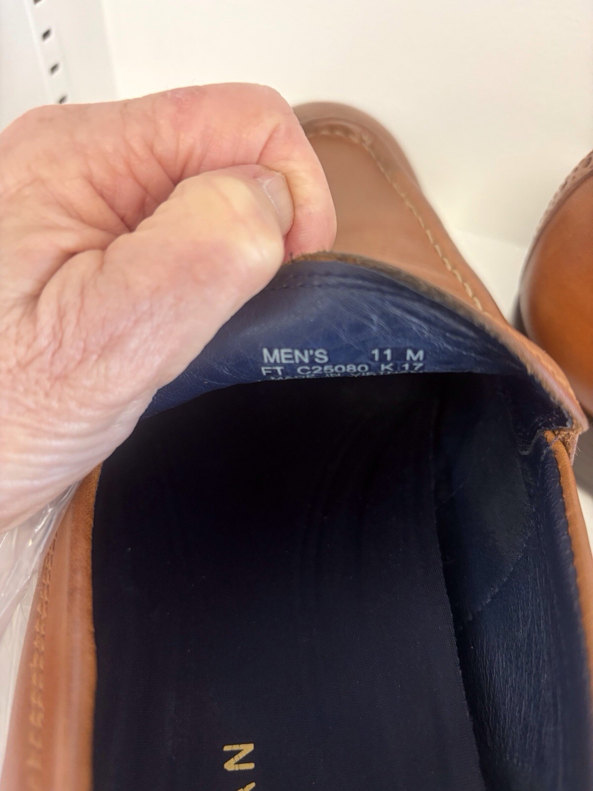 Cole Haan Men’s Tan Loafer Size 11M FTC25080 K 17