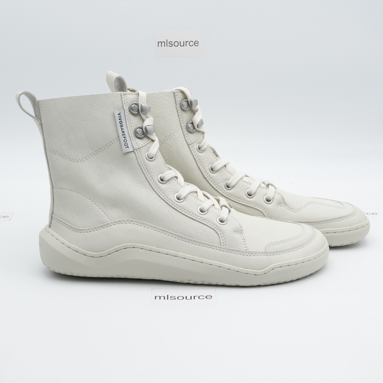 VivoBarefoot Gobi Women’s Leather Barefoot Boots 203431-03 Limestone