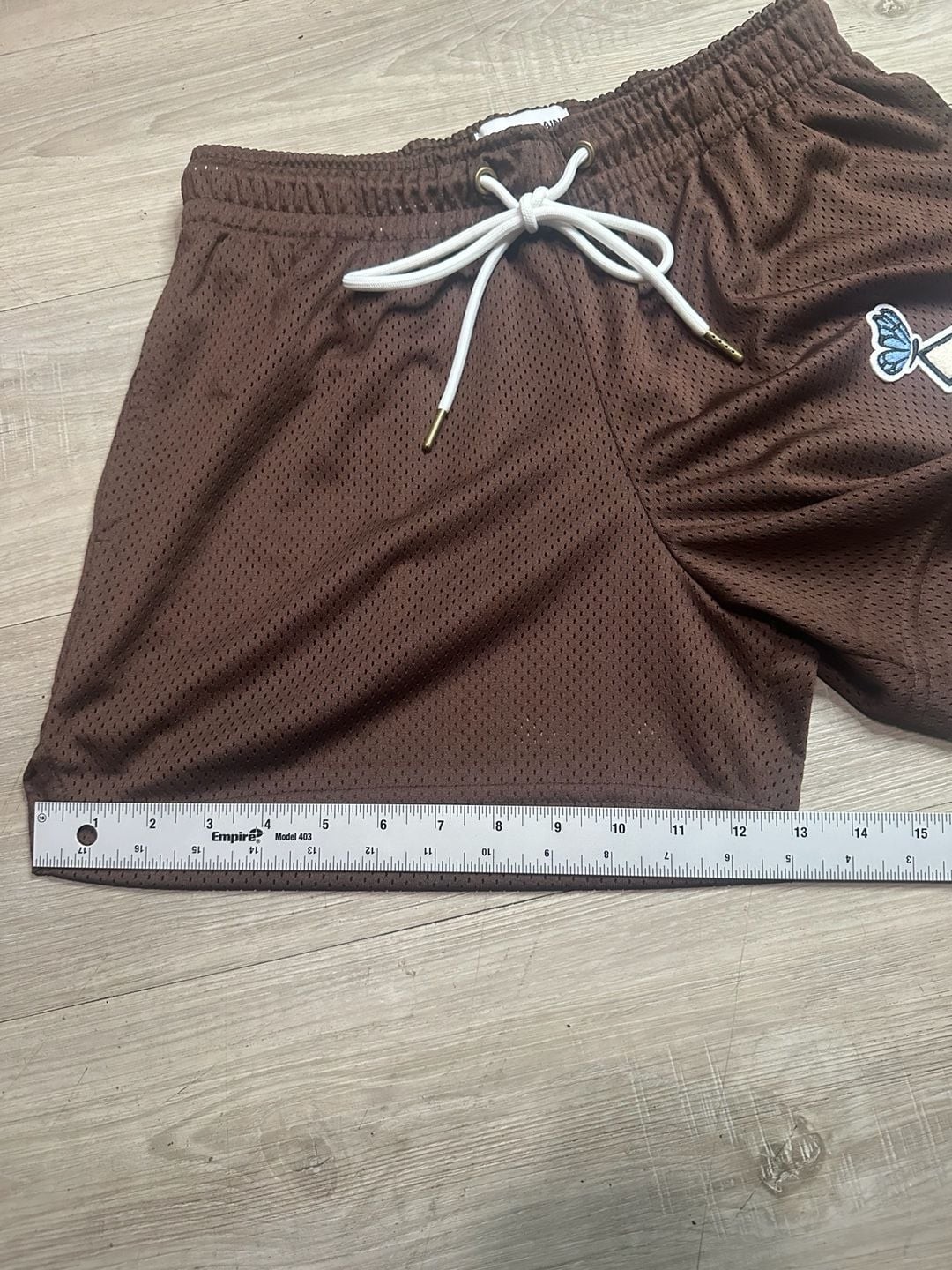 Ryoko Rain Classic Mesh Shorts in Coffee Brown