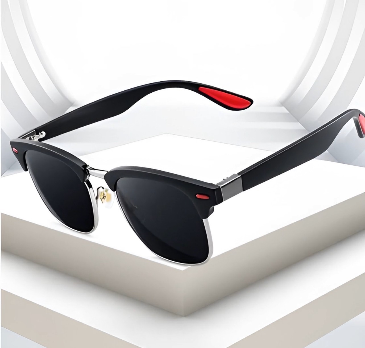 Men Sunglasses Hip Hop Street Wear Outdoor Cholo Dark Black Lens Rapper Gangster