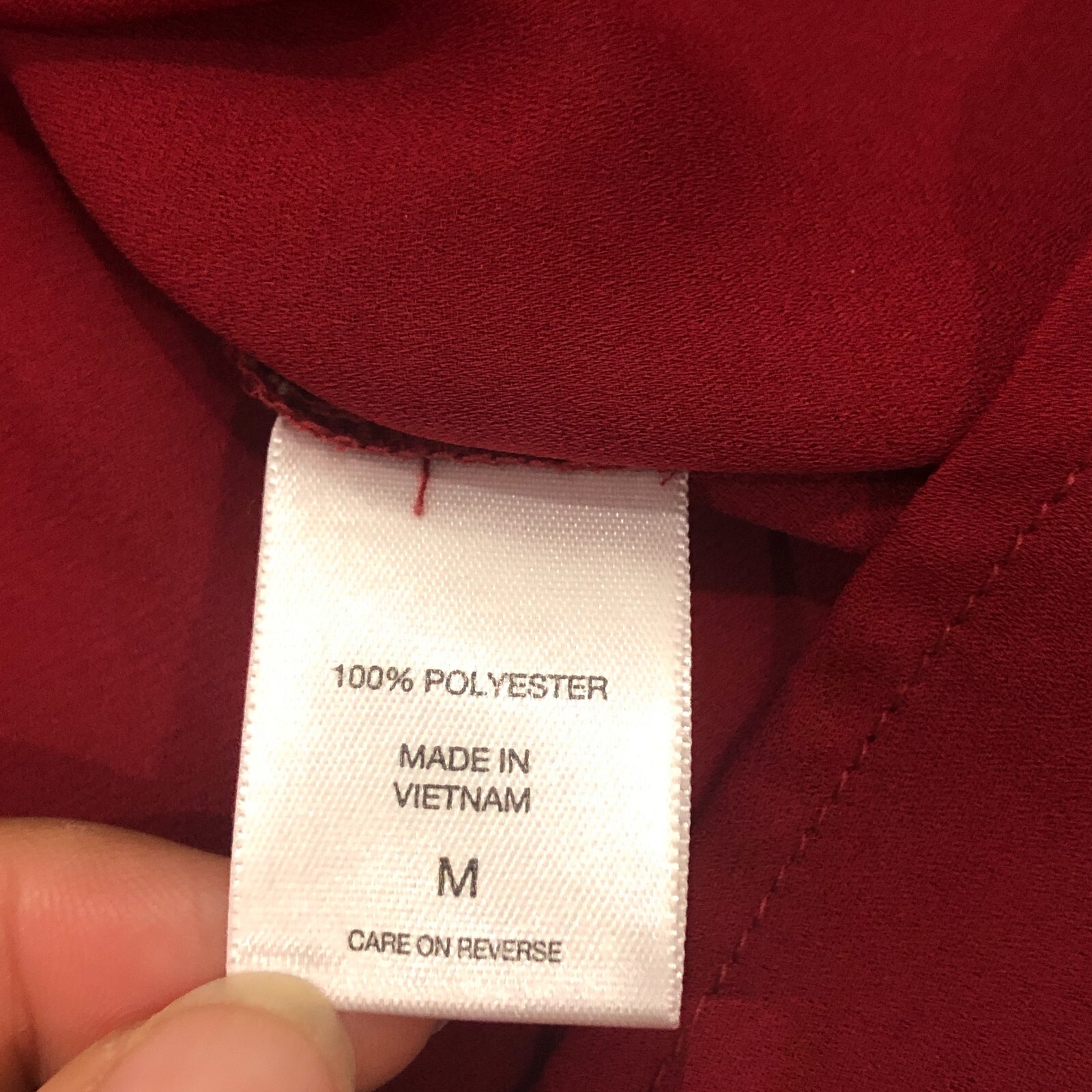 7th Avenue New York & Company Womens Top Sz M Red Cold Shoulder
