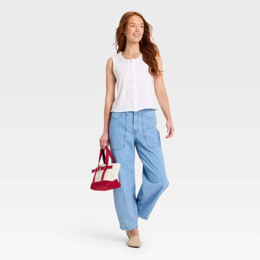 Women High-Rise Easy Barrel Leg Jeans – Universal