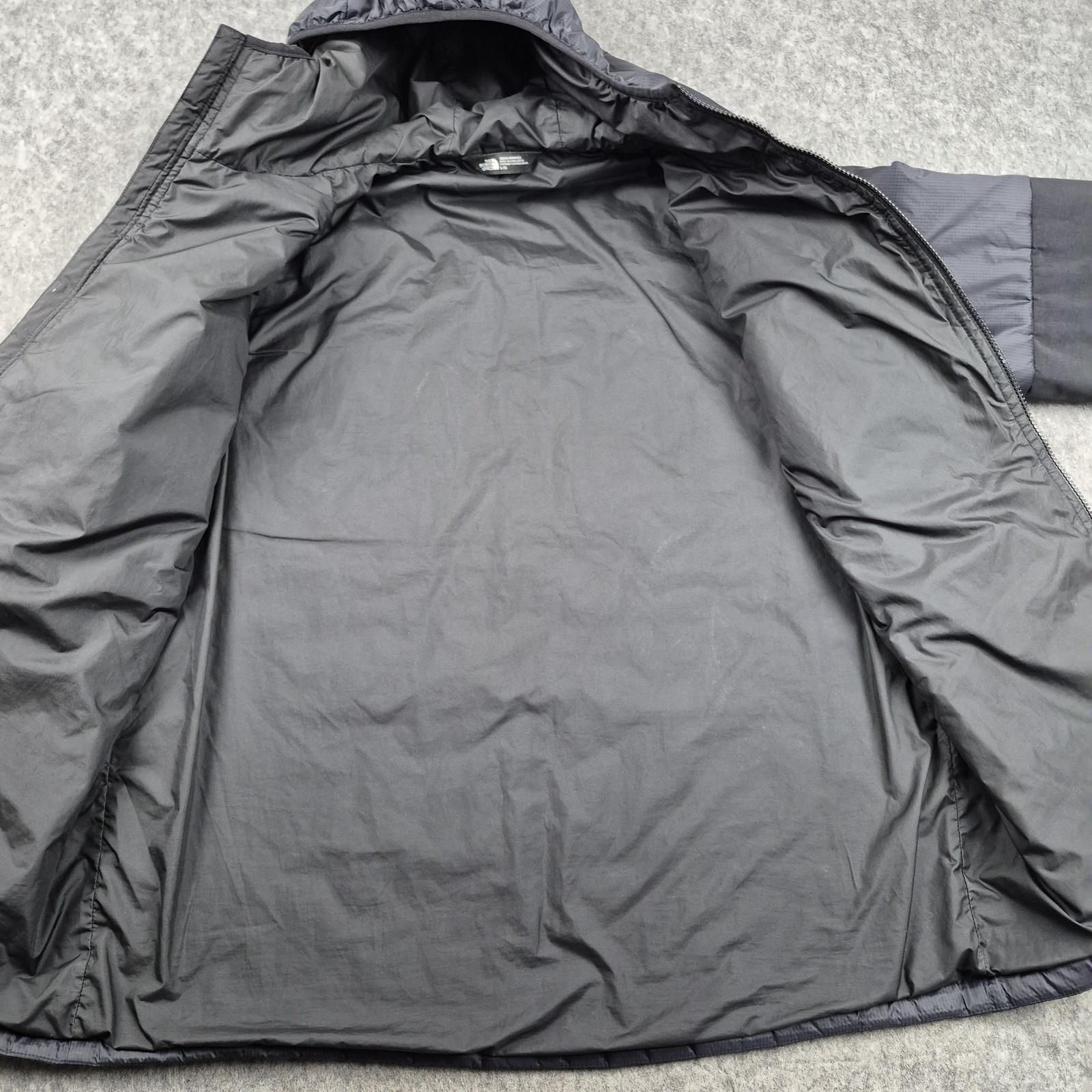 The North Face Jacket Mens Large Black Himalayan Light Synthetic Hooded Coat