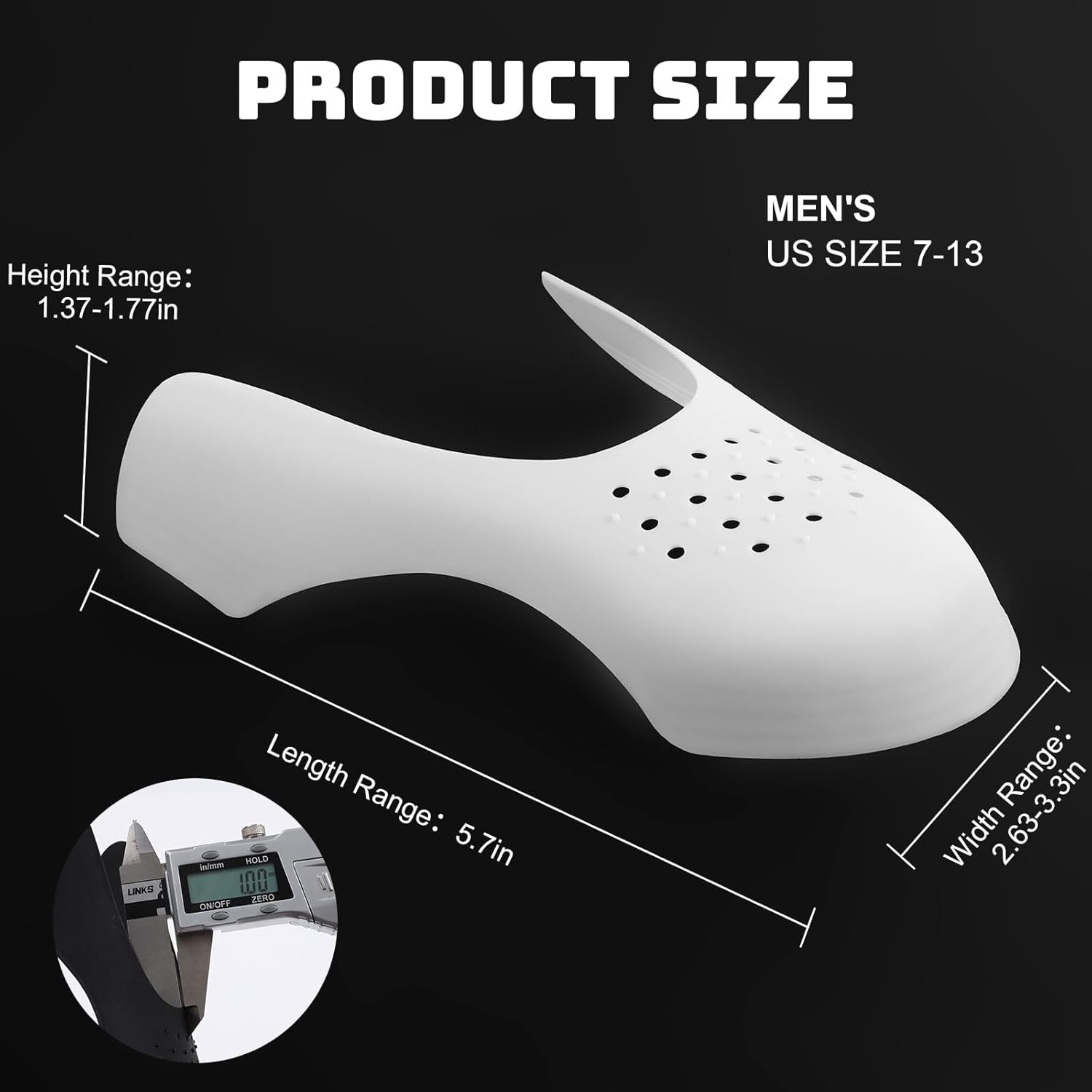 Comfortable Shoe Crease Protectors for Sneakers Sizes 7 to 13 Easy to Use