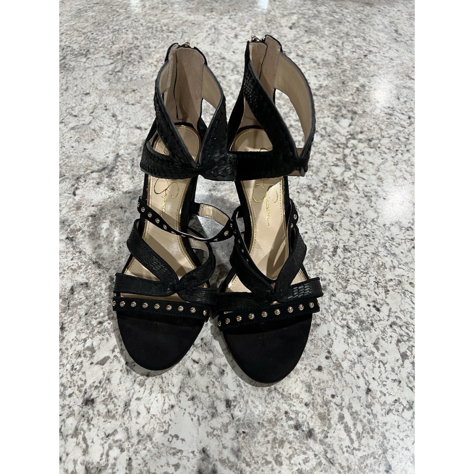 Black Jessica Simpson Women’s Wedge Heels Size 7.5
