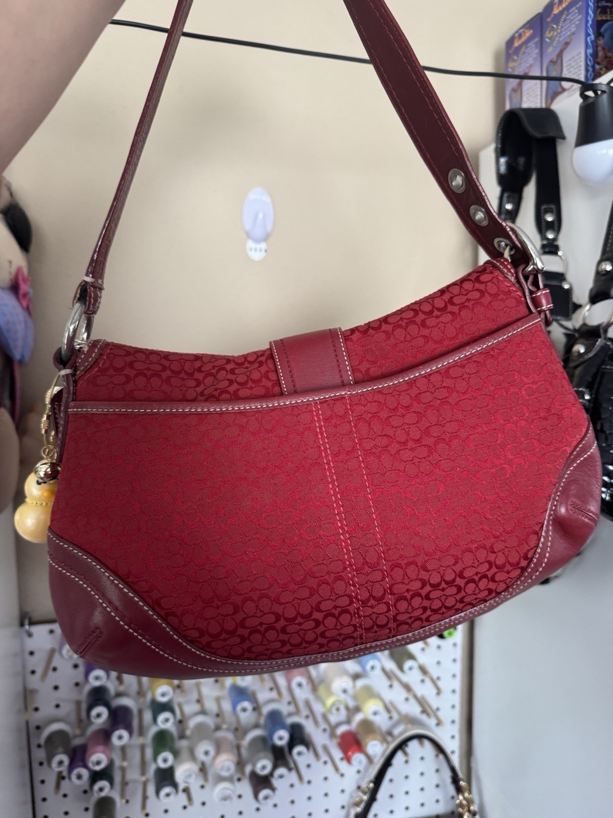 Y2K Red Large Coach SoHo