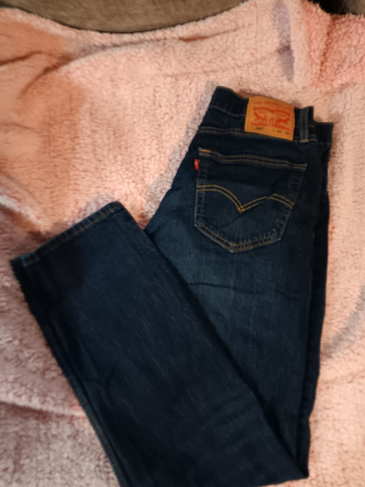 Levi’s 505 Men’s Dark Blue Denim Jeans W34 L32