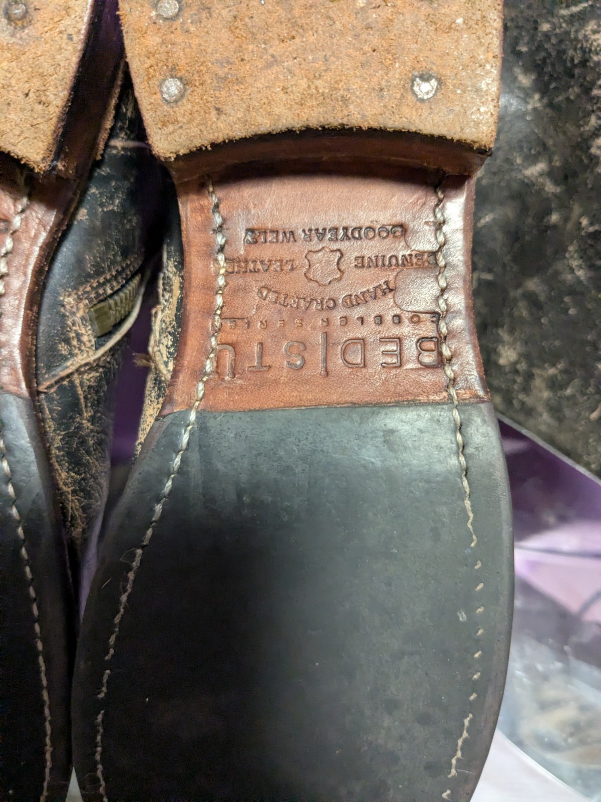 Bed Stu Manchester Hand Wash Leather Tall Riding Boots Women’s 7.5
