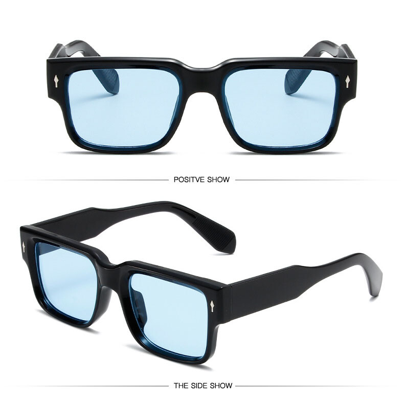 Unisex Square Fashion Sunglasses Classic Outdoor Traveling Shade Glasses UV400