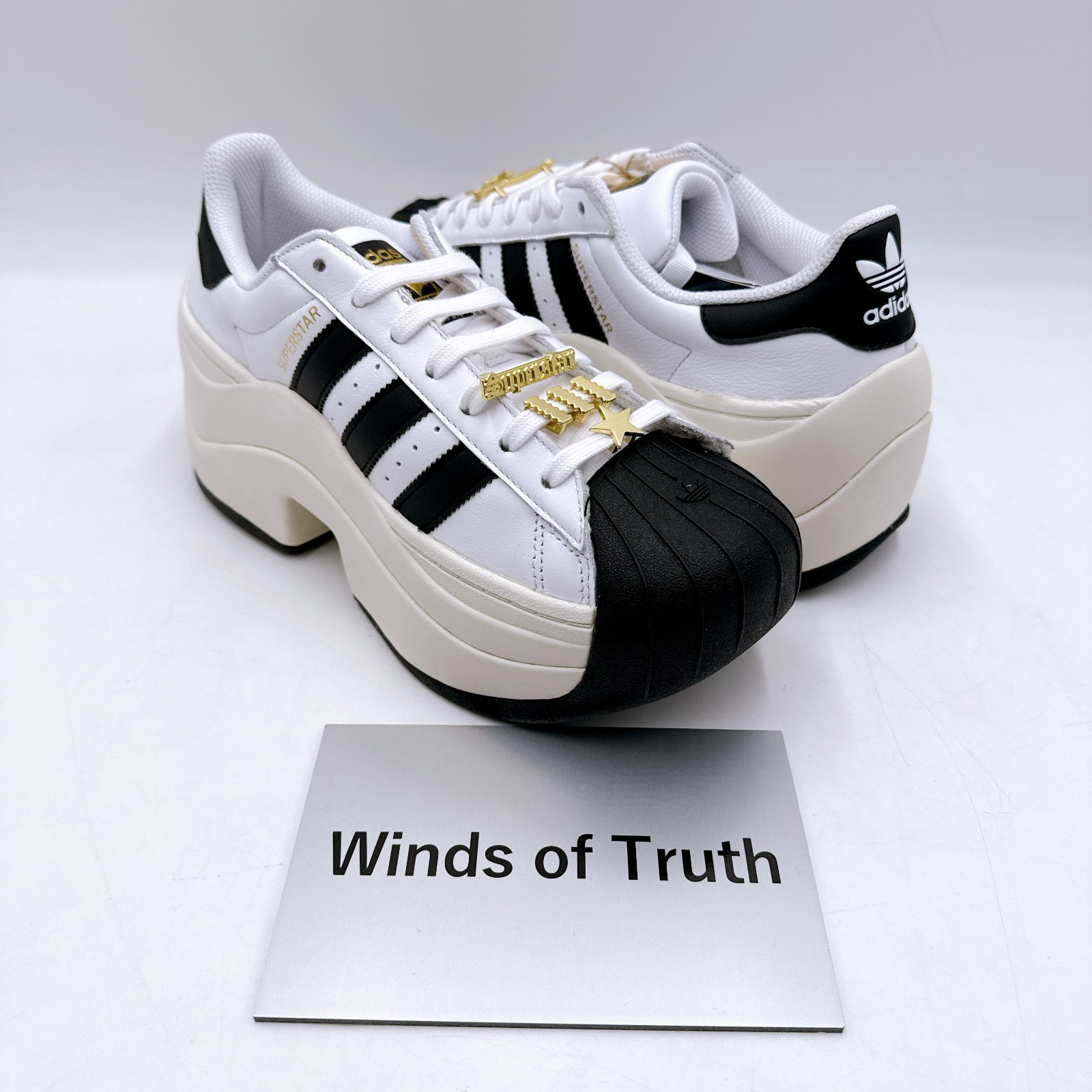 adidas Originals SUPERSTAR BOLD JR9895 OPV36 Thick Soled Shoes Women’s US 5-11