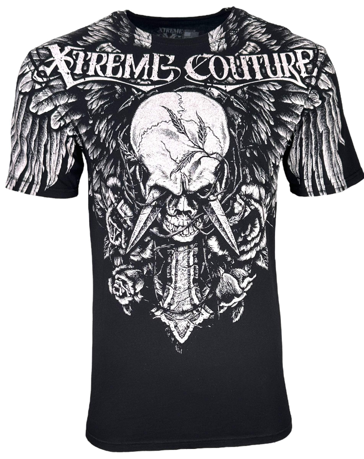 Xtreme Couture By Affliction Men’s T-shirt Dagger Biker Tattoo S-5XL
