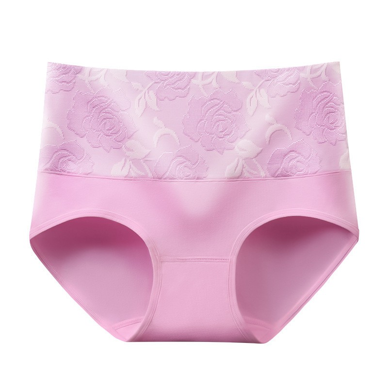 3 Pack Ladies Cotton Tummy Control Panties Leak Proof Underwear Women High Waist