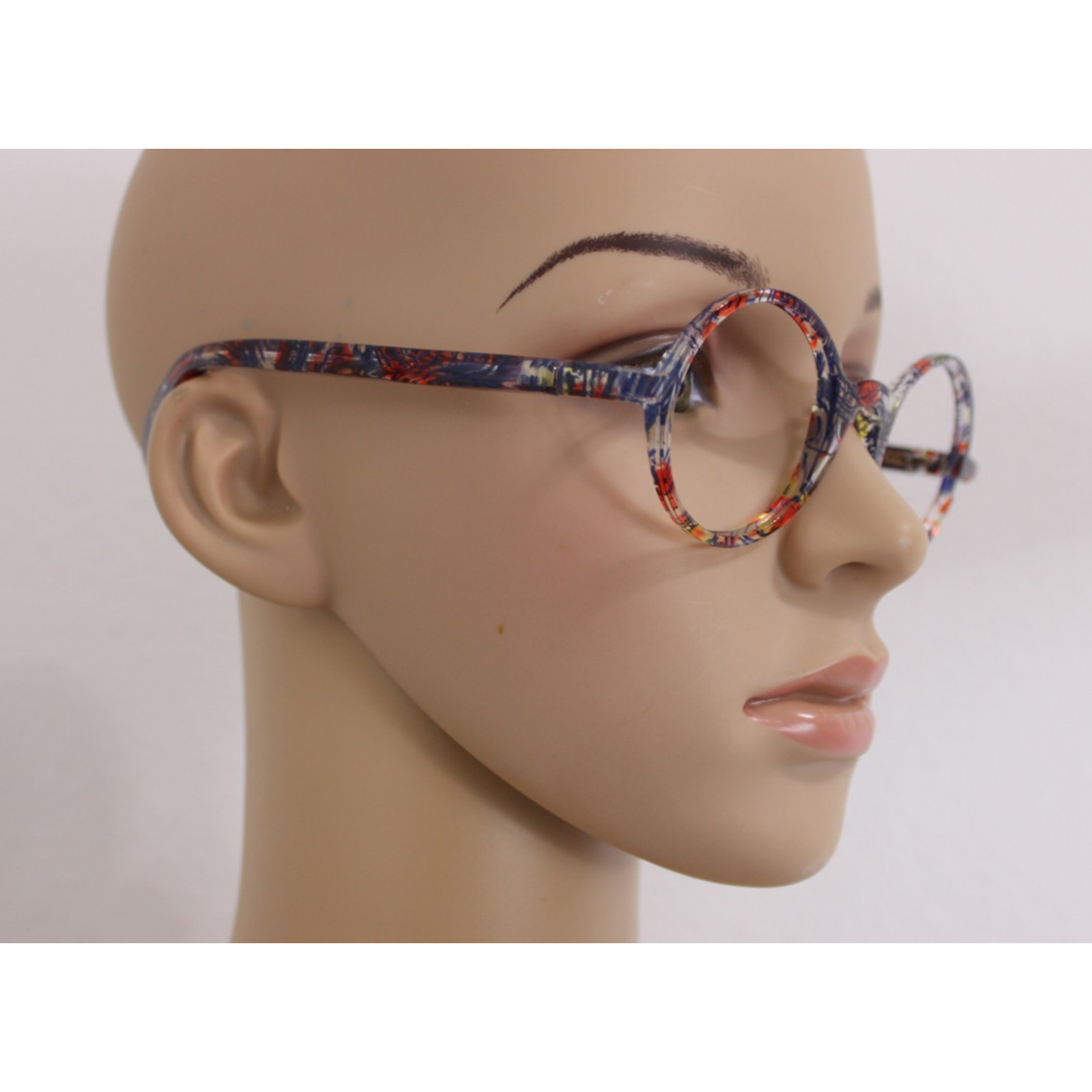 Piero Massaro Eyeglasses Glasses Frames Only PM484 EY2 Round Unisex Italy 142mm