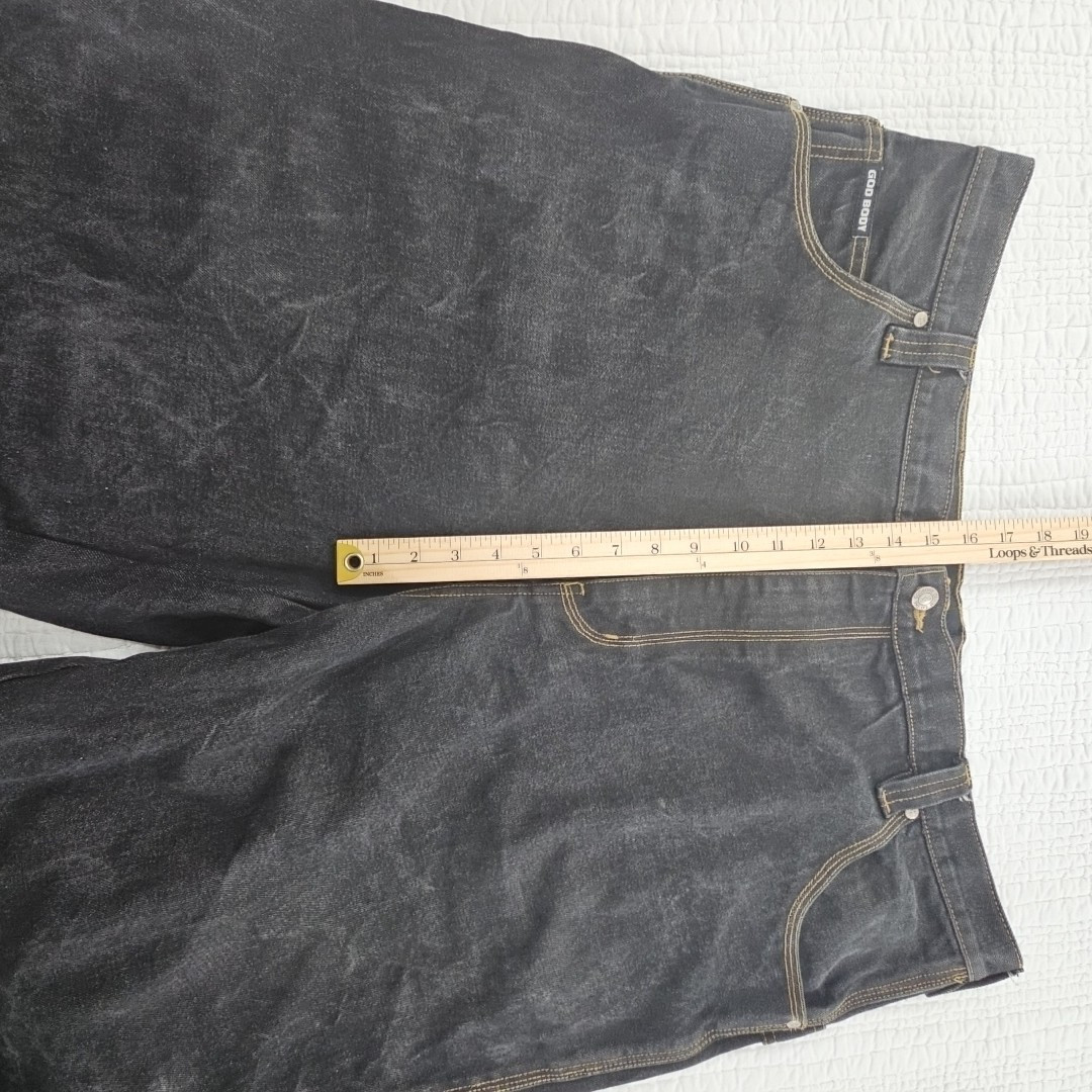 GodBody Denim Carpenter Shorts Men’s 42 Black 13.5″ Inseam EUC Made in Russia