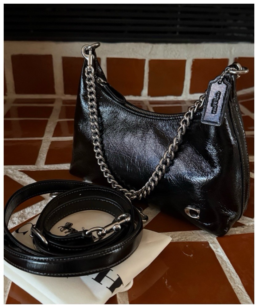 COACH Juliet 25 Bag – Glazed Black/Silver – NWOT! CAD75