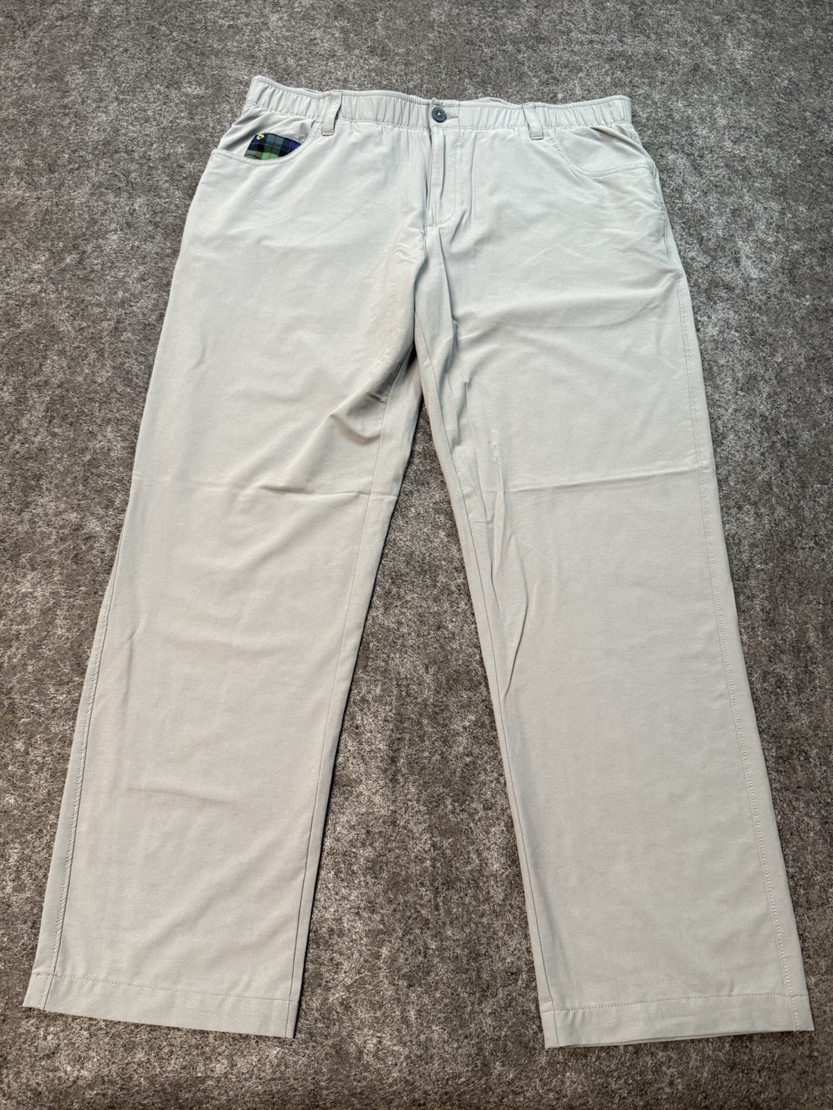 William Murray Men’s Straight Fit Golf Pants 36×29 Nylon Poly Stretch