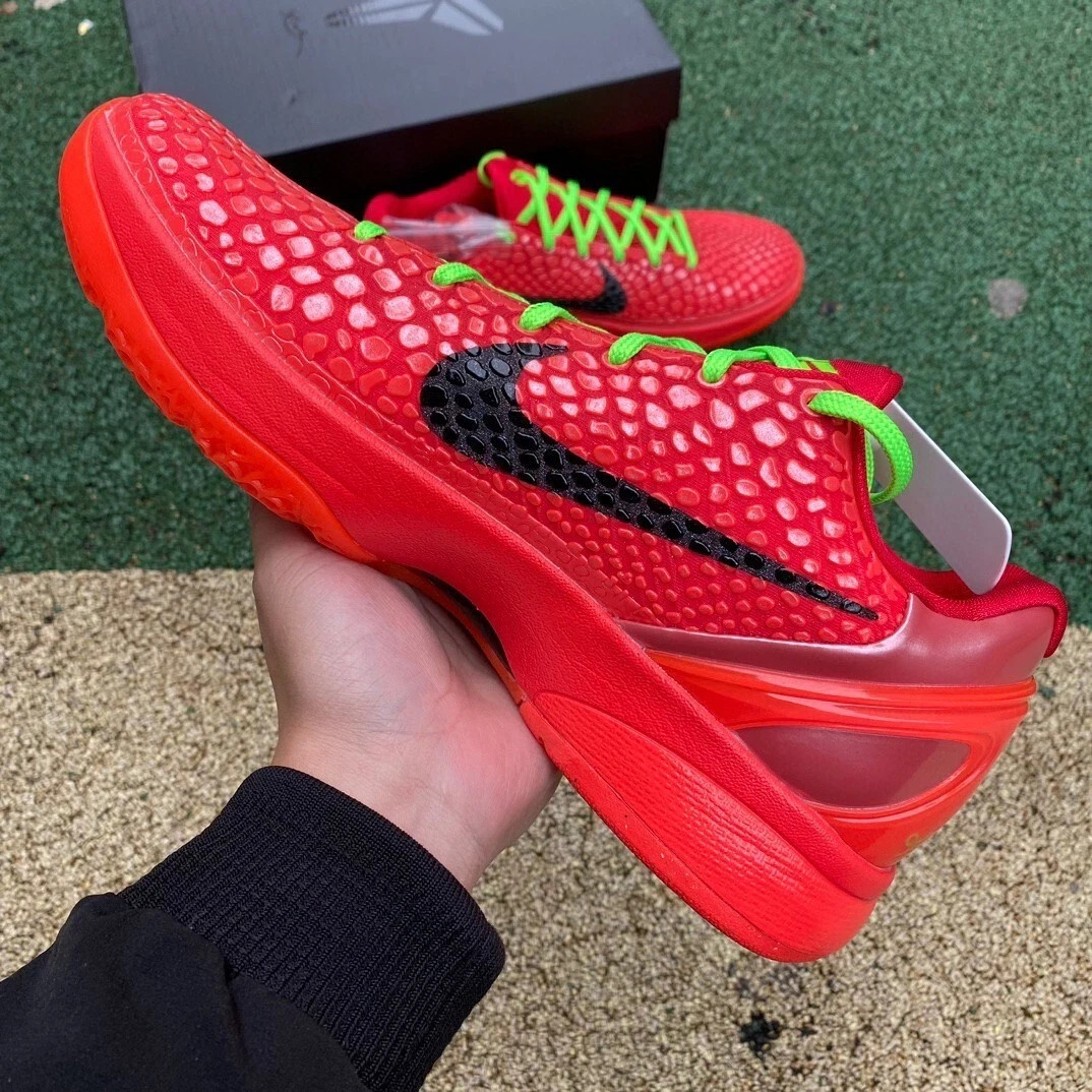 Kobe 6 Protro Reverse Grinch FV4921-600 All Men’s Size US -12