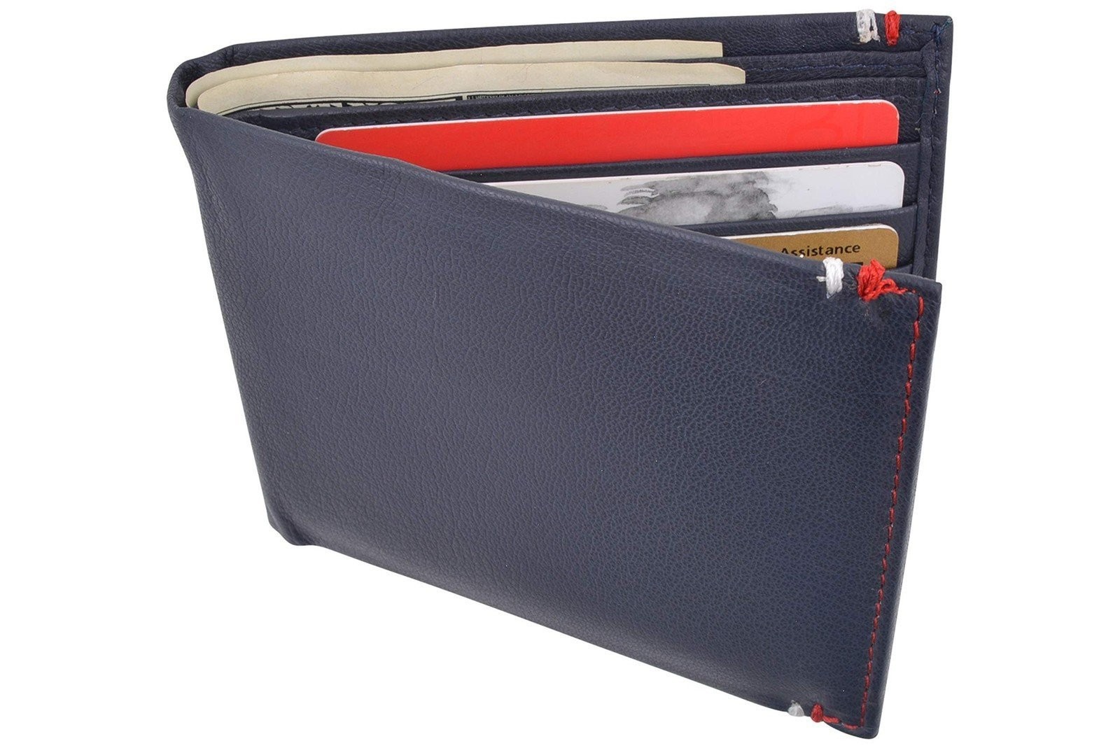 CAZORO Slim Wallet for Men Bifold Genuine Leather RFID Blocking Minimalist…