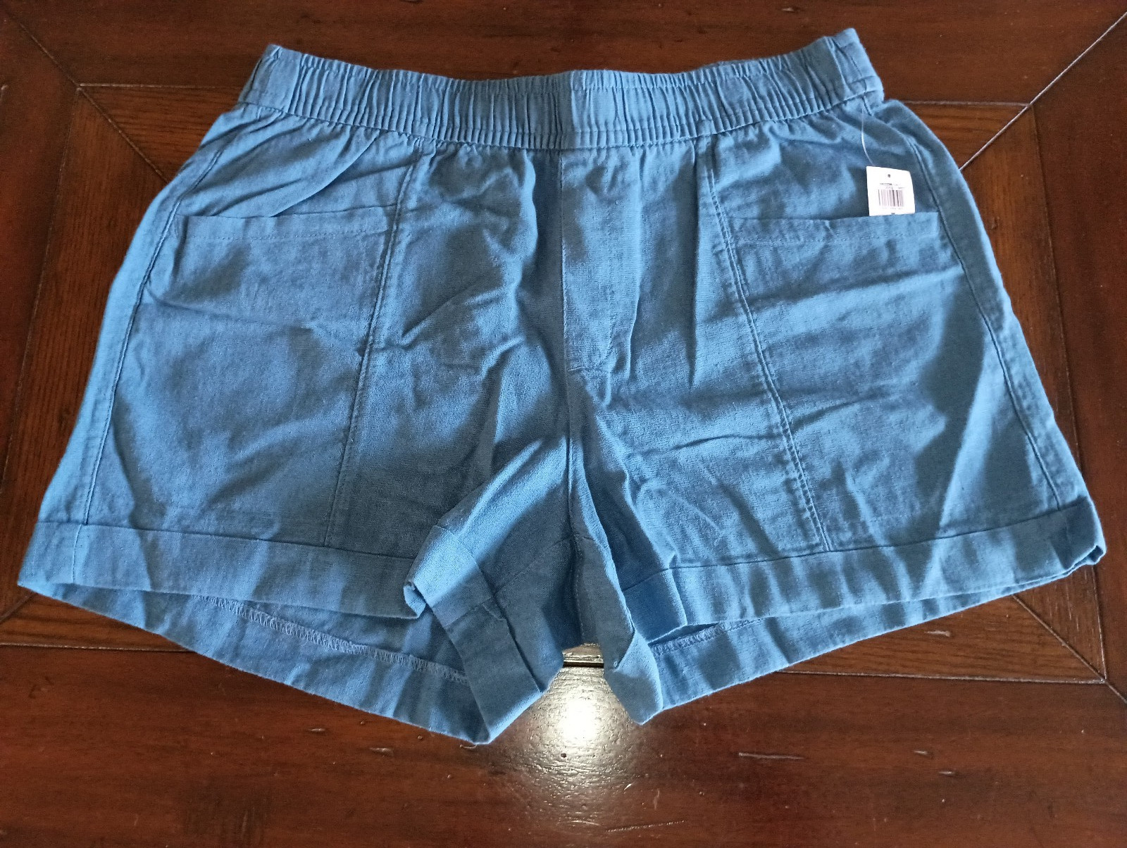 NWT OLD NAVY YOU CHOOSE COLOR High Rise Linen Blend Shorts SZ M