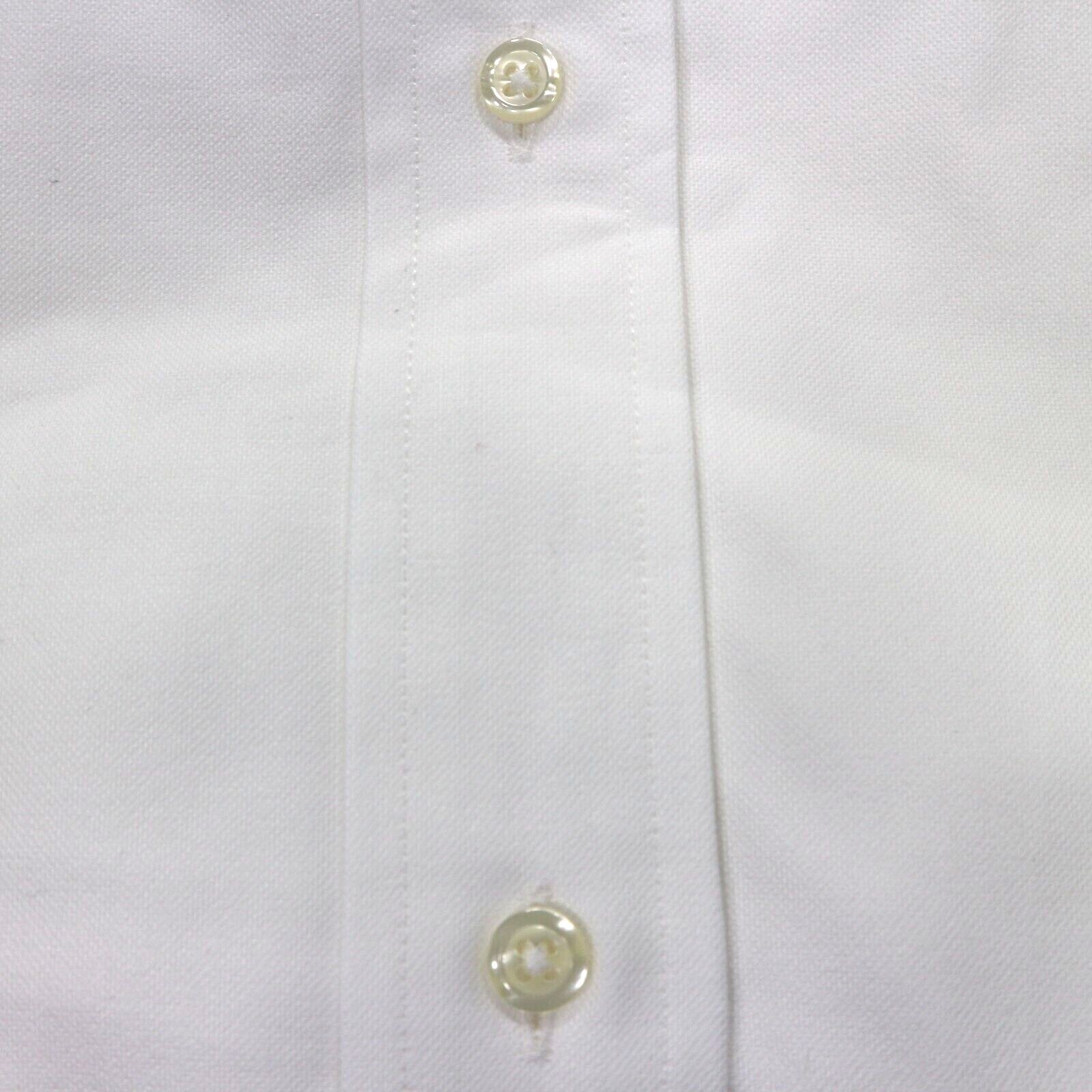 Brooks Brothers Regular The Original Polo Shirt XXL Non-Iron Stretch Solid White