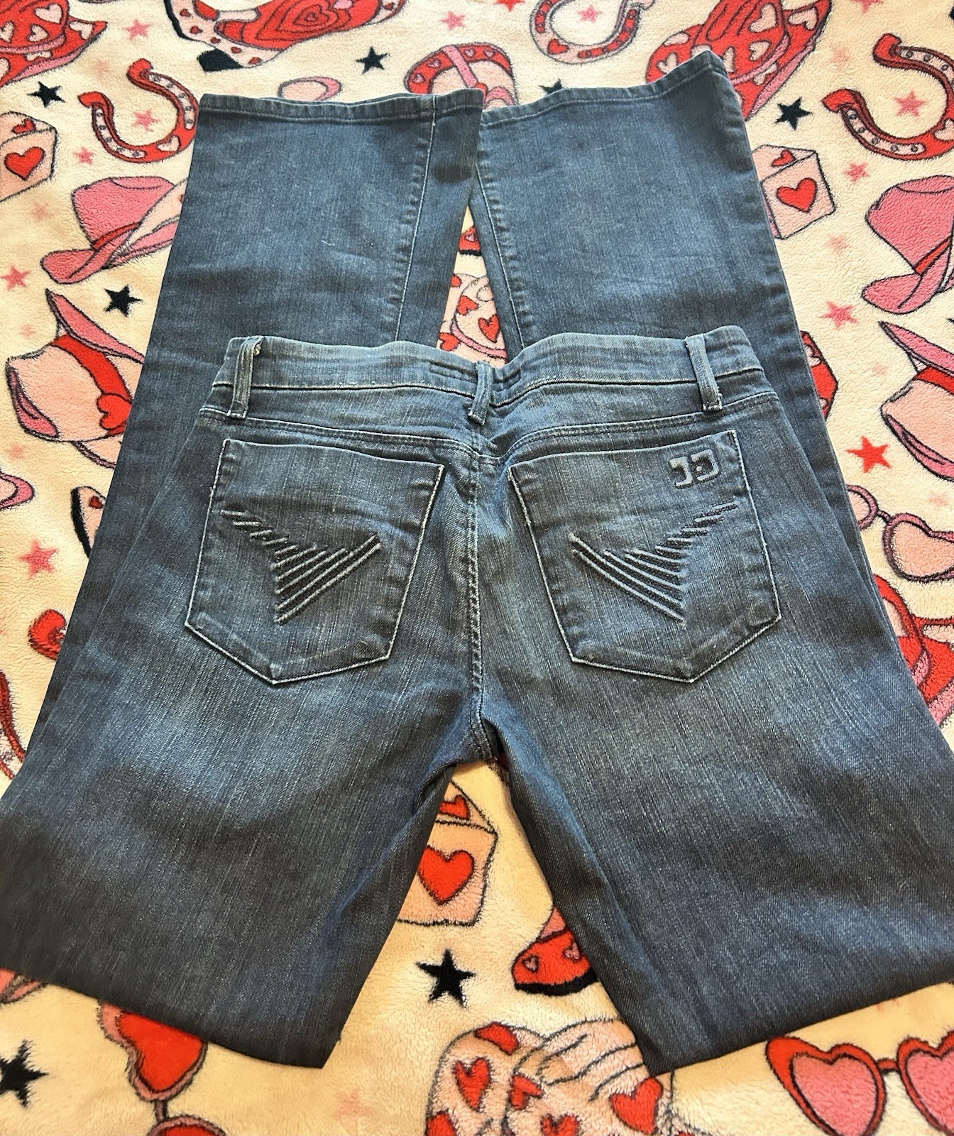 Joe’s Jeans Women’s Bootcut Blue Stretch Denim 5-Pocket Logo 27
