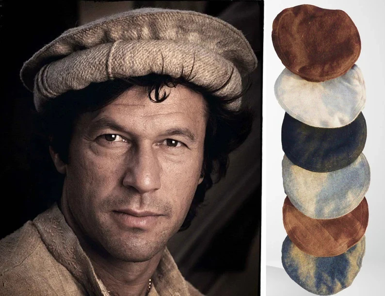 Afghan Pakol With Feather Chitrali Hand Made Pakol Hat Traditional Chitrali Pako
