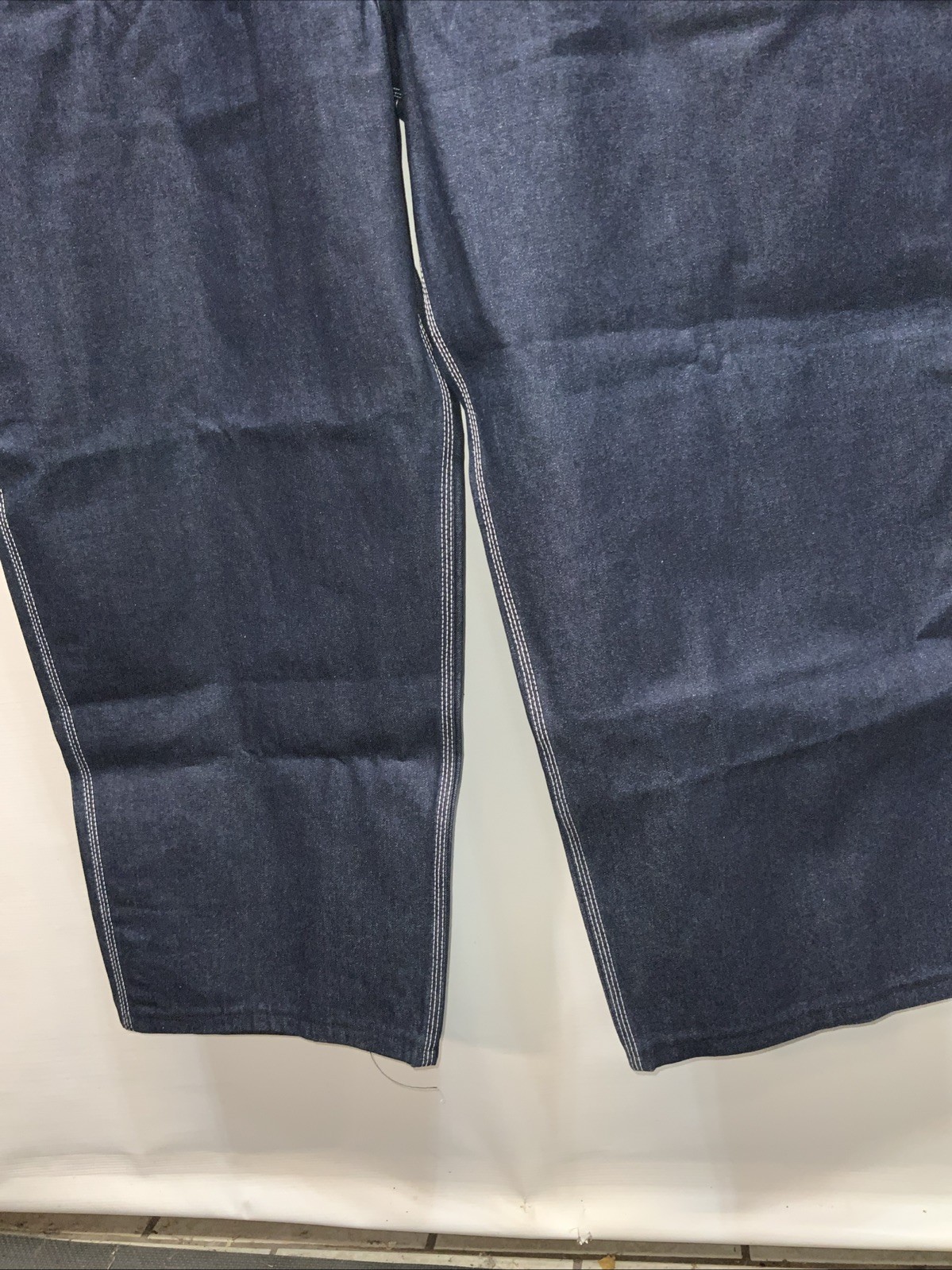 Mens Big Mac NWOT Denim Jeans Carpenters Bib Overalls Size 56X28. 000055