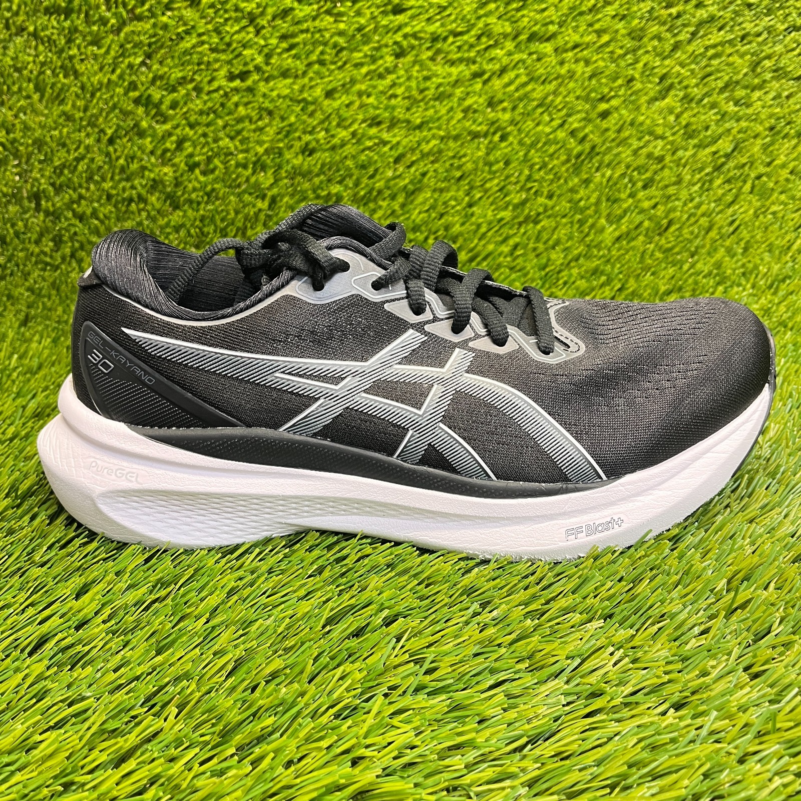 Asics Gel-Kayano 30 Womens Size 8.5 Black White Athletic Running Shoes Sneakers