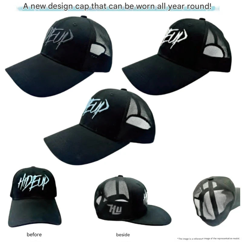 HIDEUP COIKE MESH CAP STREAM LOGO Please Choose a Color Fishing Cap NEW Japan